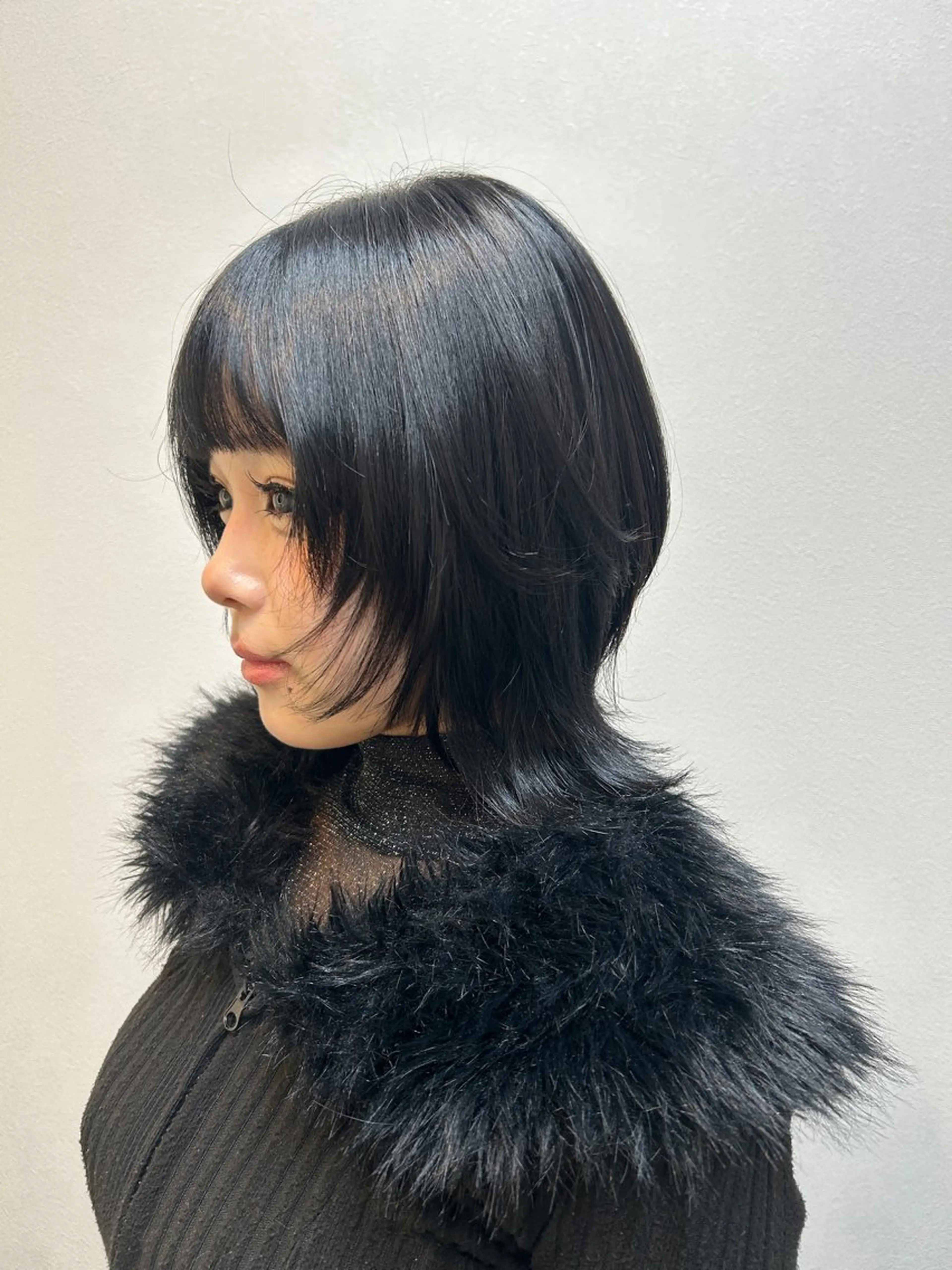 レイヤーボブ（くびれボブ）の写真