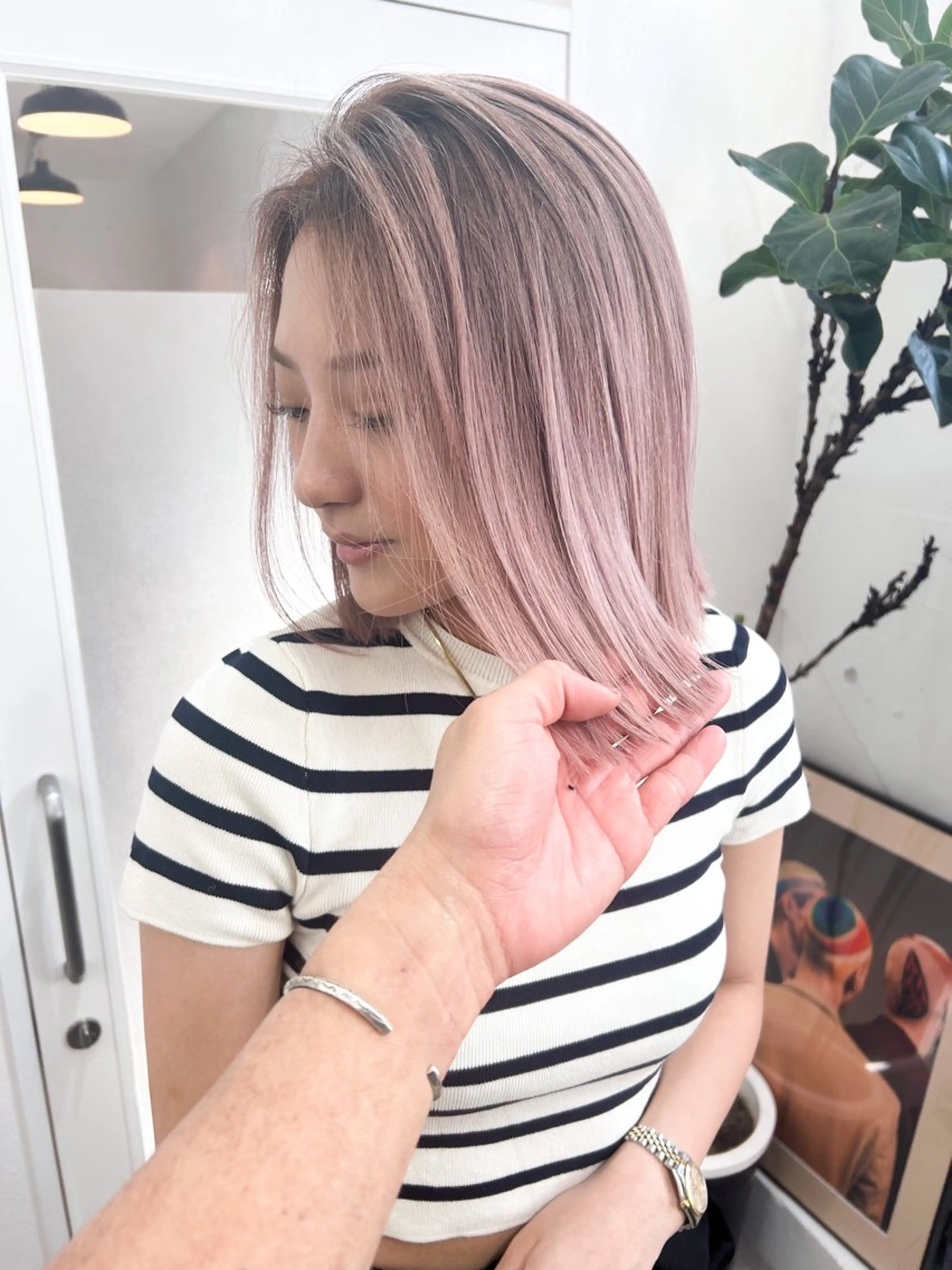 カラー ROIS表参道所属・ケアブリーチ/ ブリーチ/Kazuoのヘアスタイル