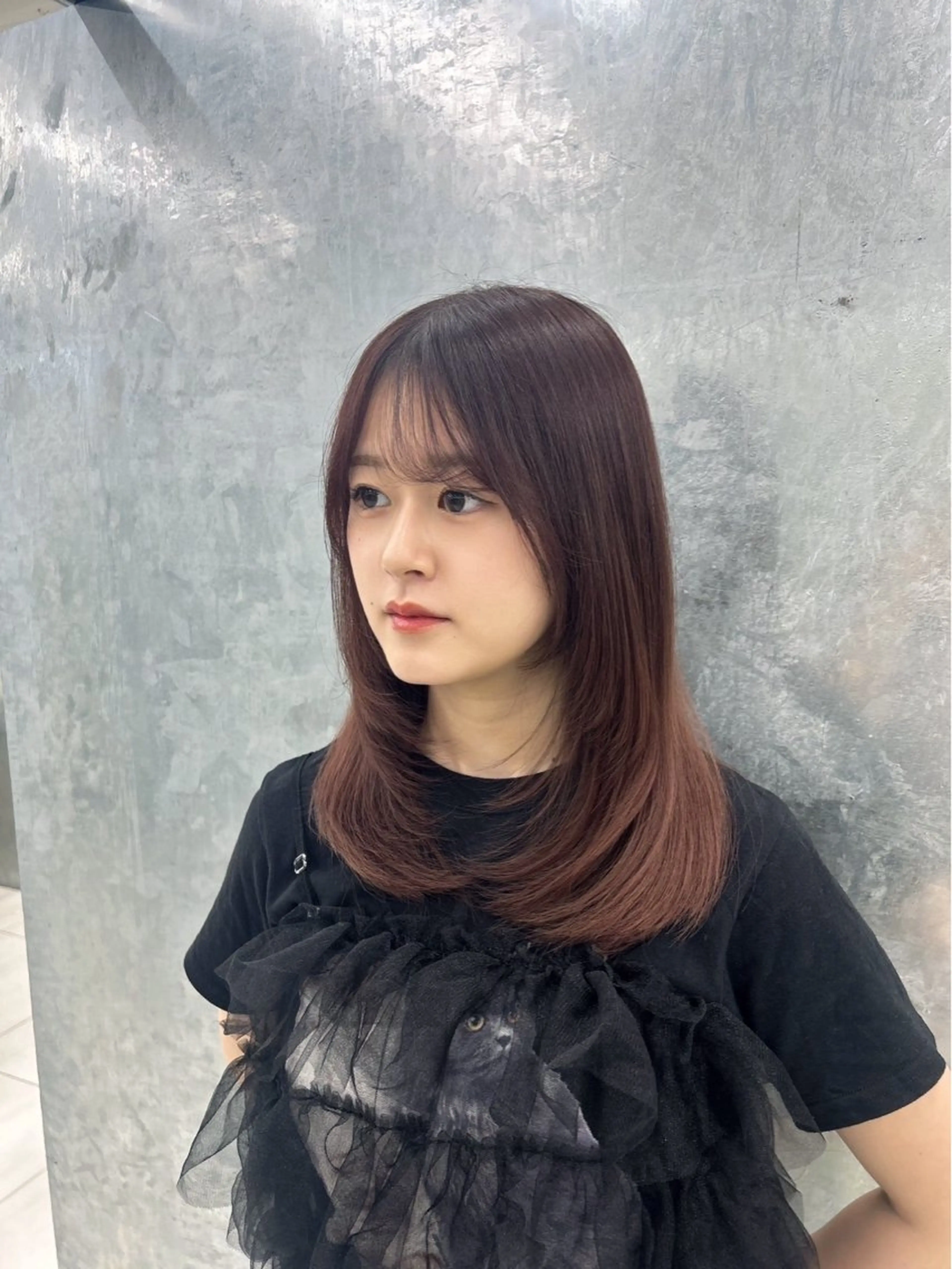 ミディアム BASSA池袋 Rera/レイヤーのヘアスタイル