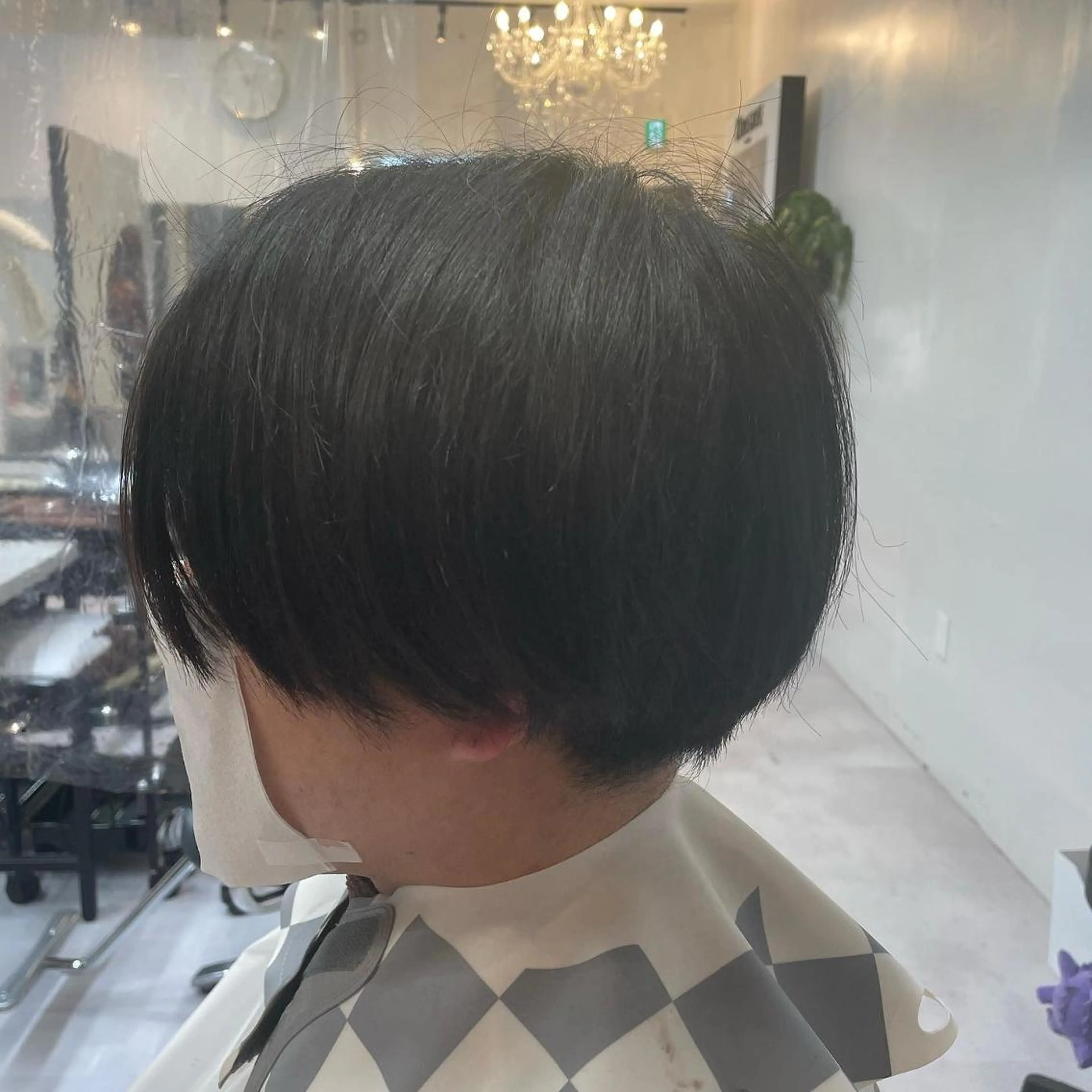 ショート 髪質改善× ハイライト溝江のヘアスタイル