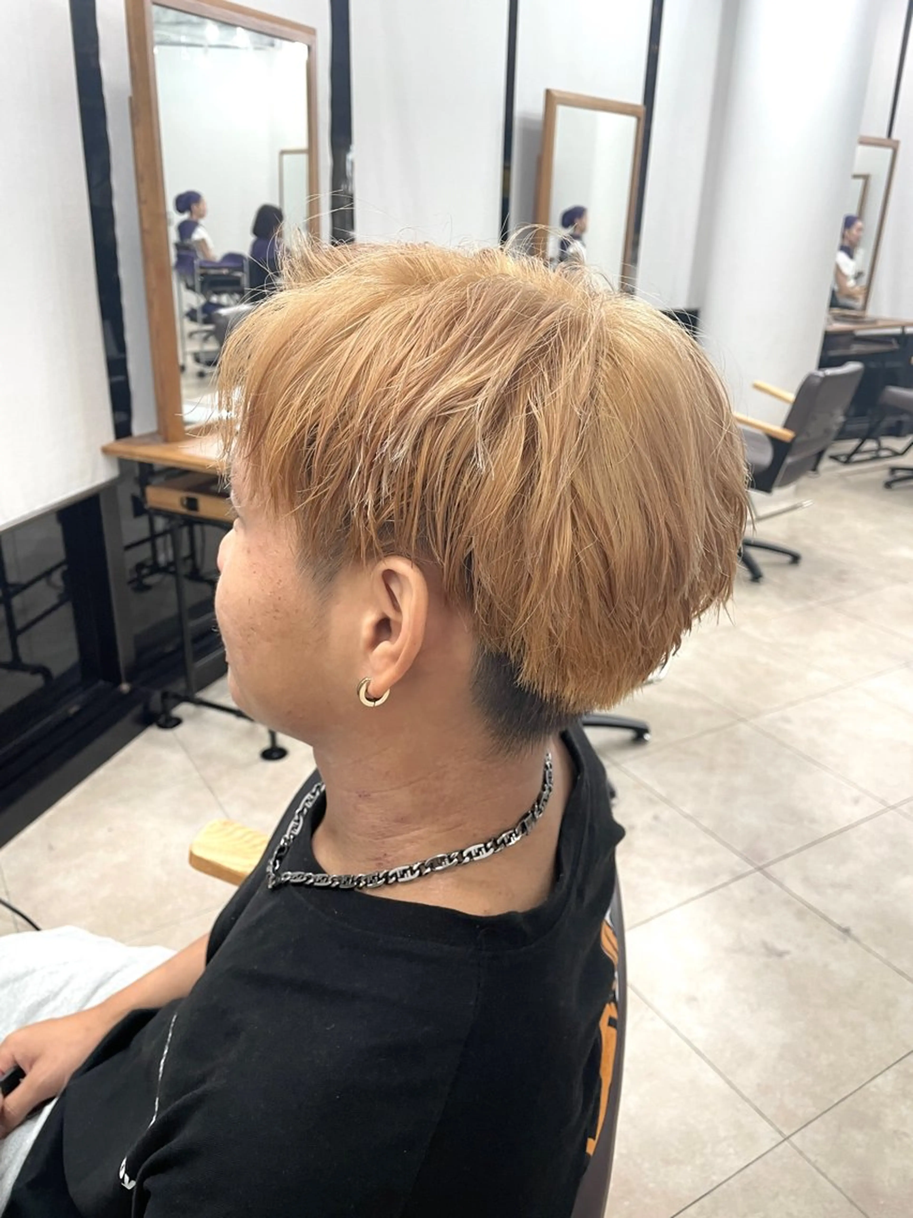 メンズ メンズハイトーン コトネ🫧 韓国風レイヤーカットのヘアスタイル