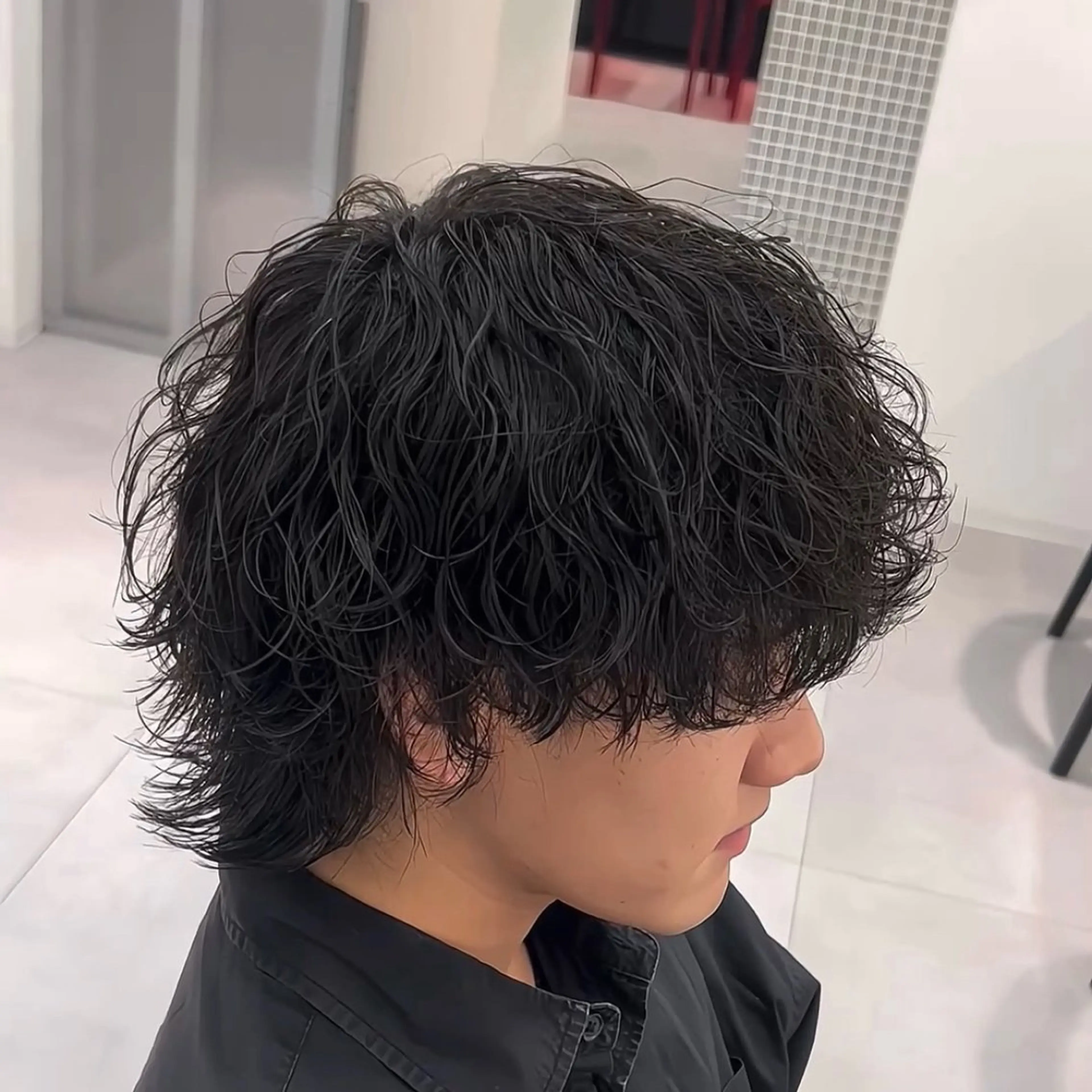 マッシュウルフ ＋ 各種パーマの写真