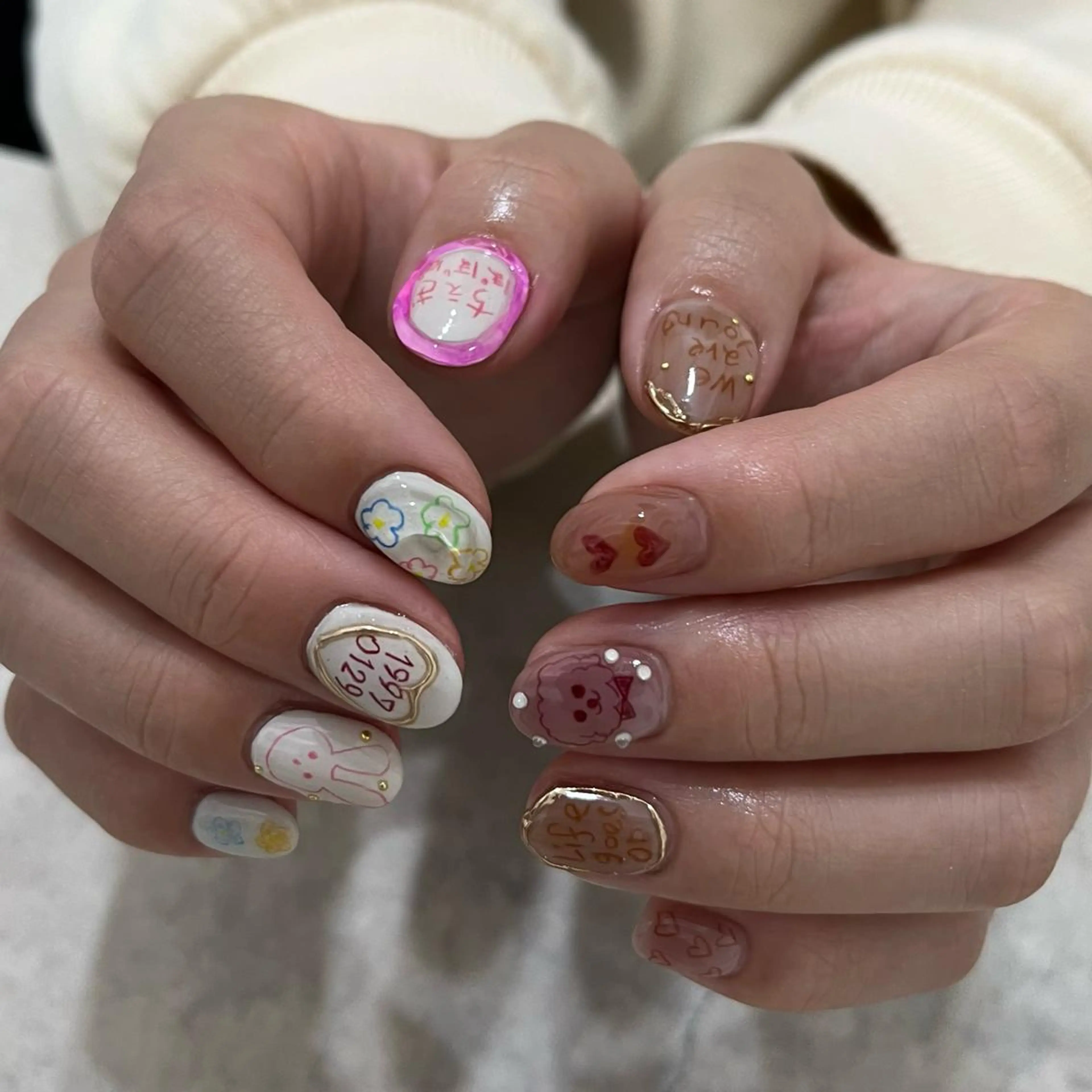 ネイル ハンドネイル nail salon O (en)所属・vegh. nail／阿波座のネイルデザイン