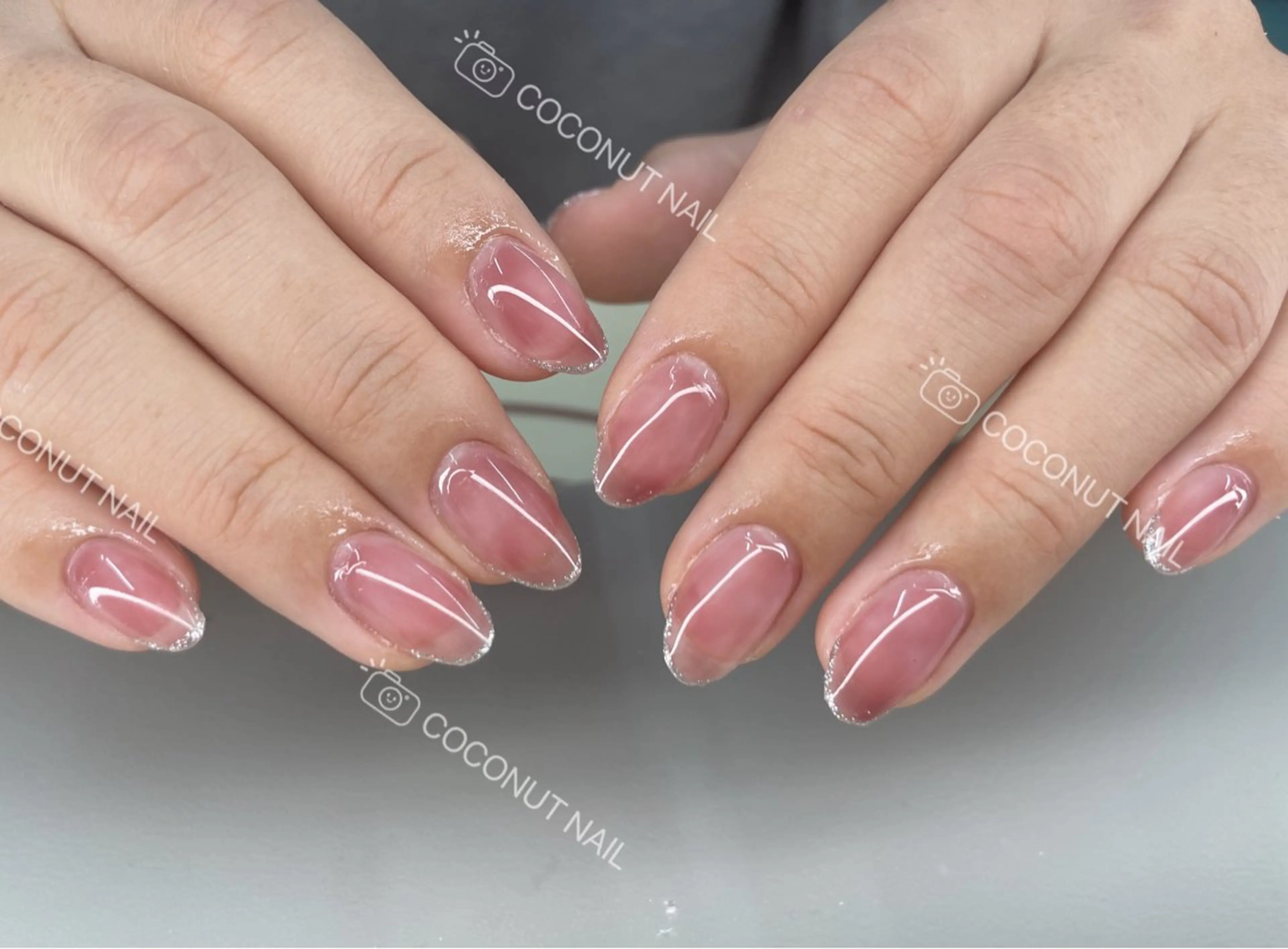ネイル ハンドネイル 神田 ココナッツのネイルデザイン