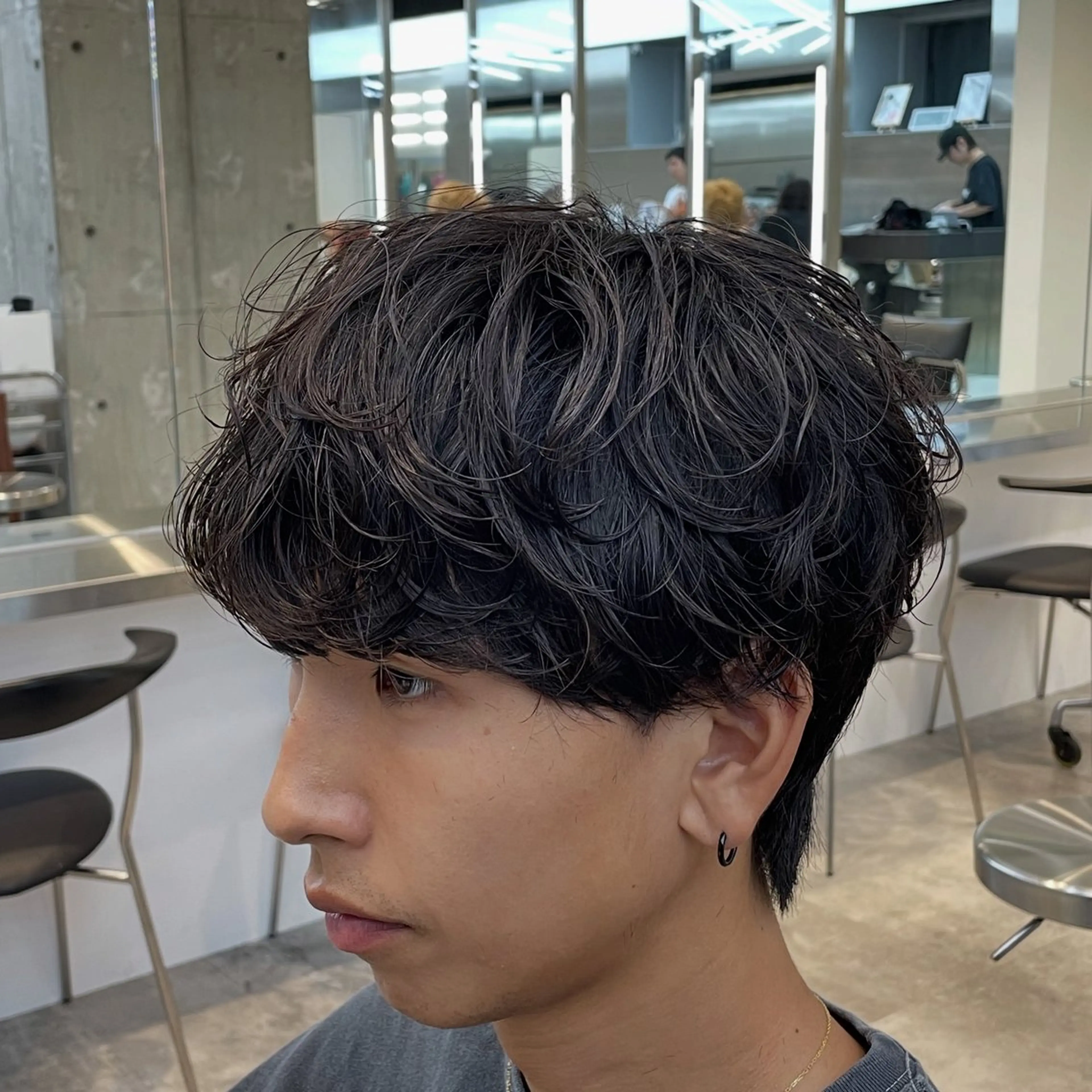 ショート パーマ メンズ メンズパーマ メンズ特化型美容師 sakuraのヘアスタイル