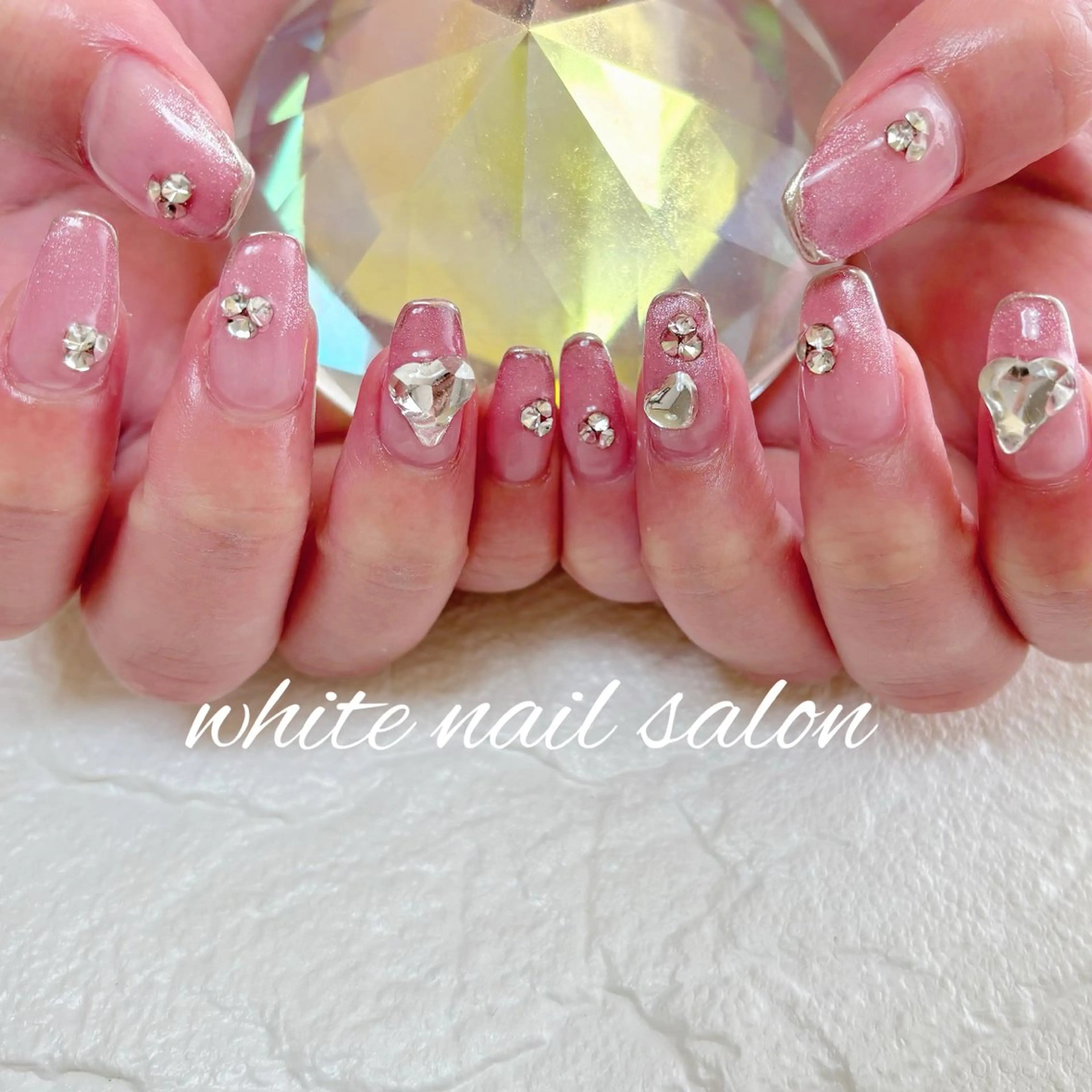 ネイル フットネイル 持ち込み ハンドネイル white nail salonのネイルデザイン
