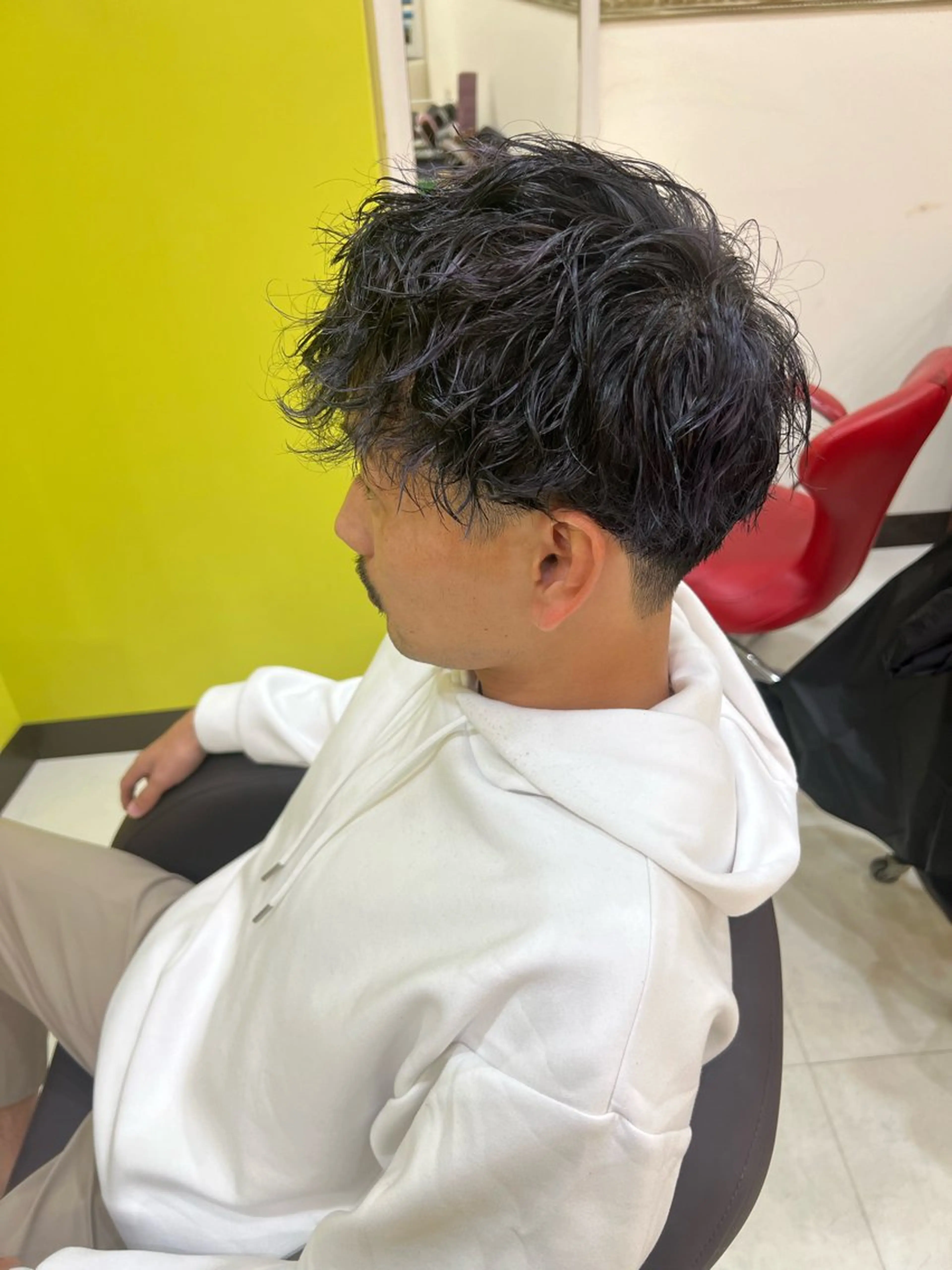 ショート カラー パーマ ヘアカラー トリートメント ハイトーン/パーマ 特化平田のヘアスタイル