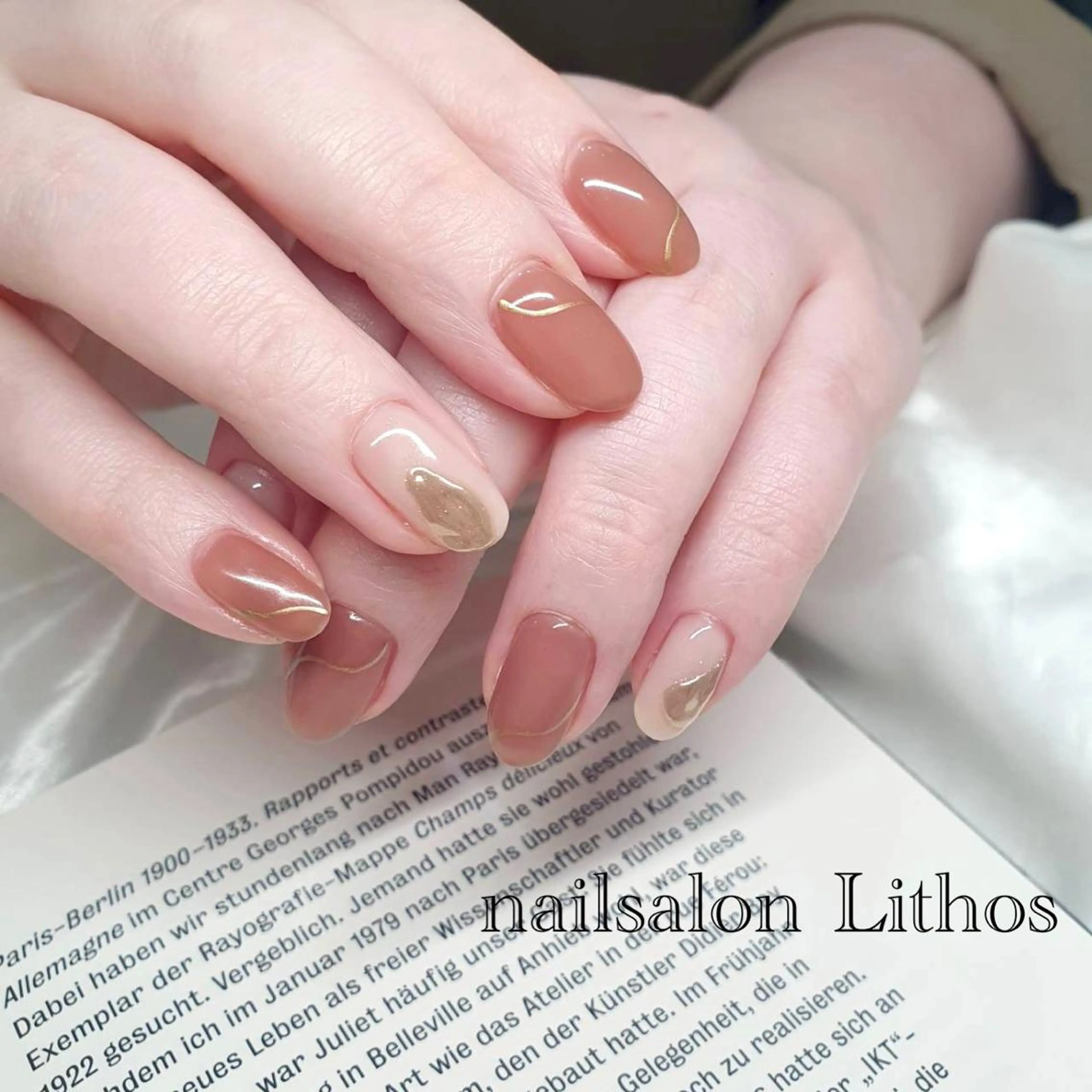 ネイル ジェルネイル 韓国ネイル オフィスネイル パラジェル シンプルネイル ハンドネイル nailsalon Lithos所属・nailsalon Recontreのネイルデザイン