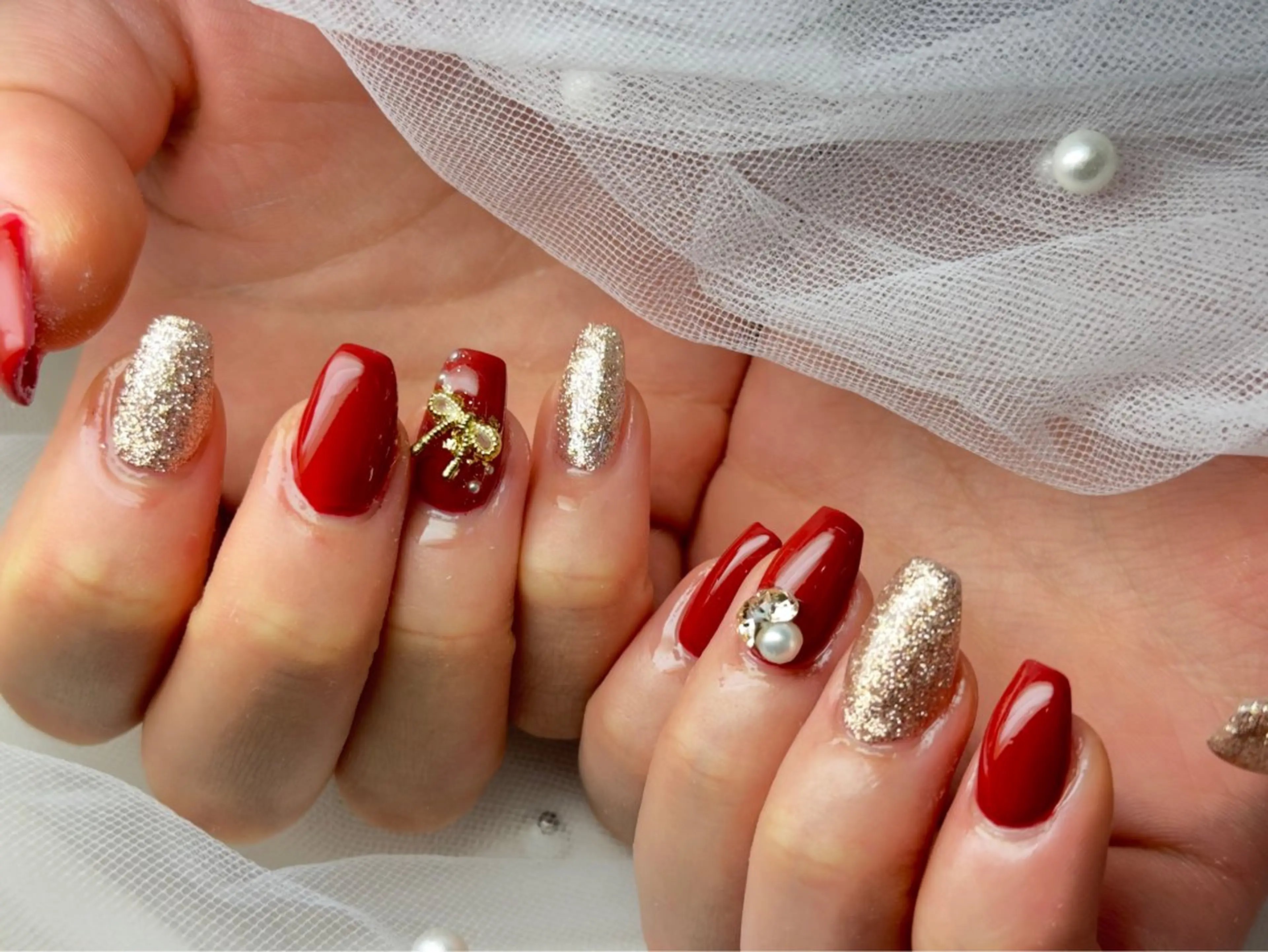 ネイル ハンドネイル Queennail 北堀江AYAのネイルデザイン