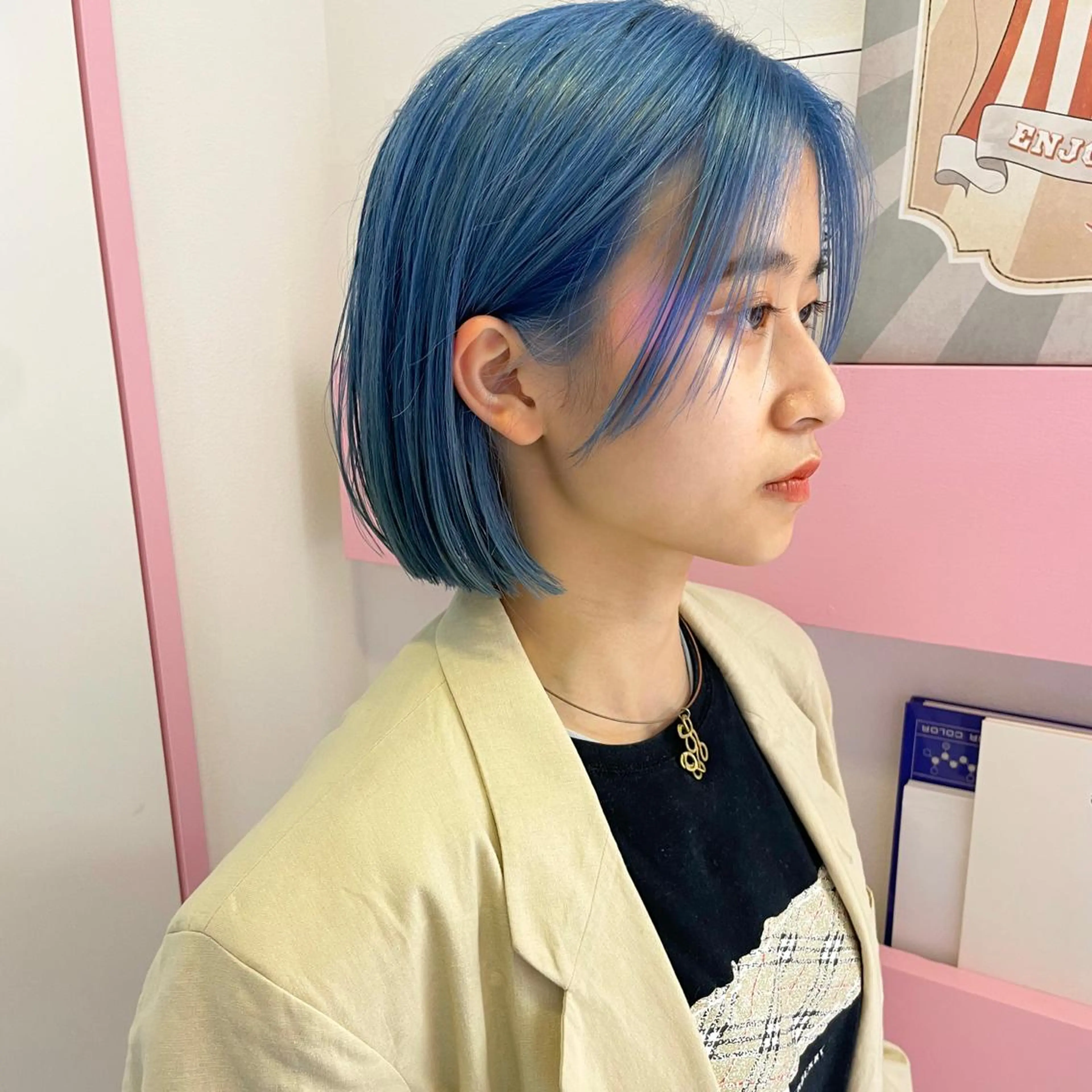 ショート ボブ 髪質改善 韓国風ヘア ショートヘア カット ヘアカラー トリートメント ボブ特化✨ 松本竜之介のヘアスタイル