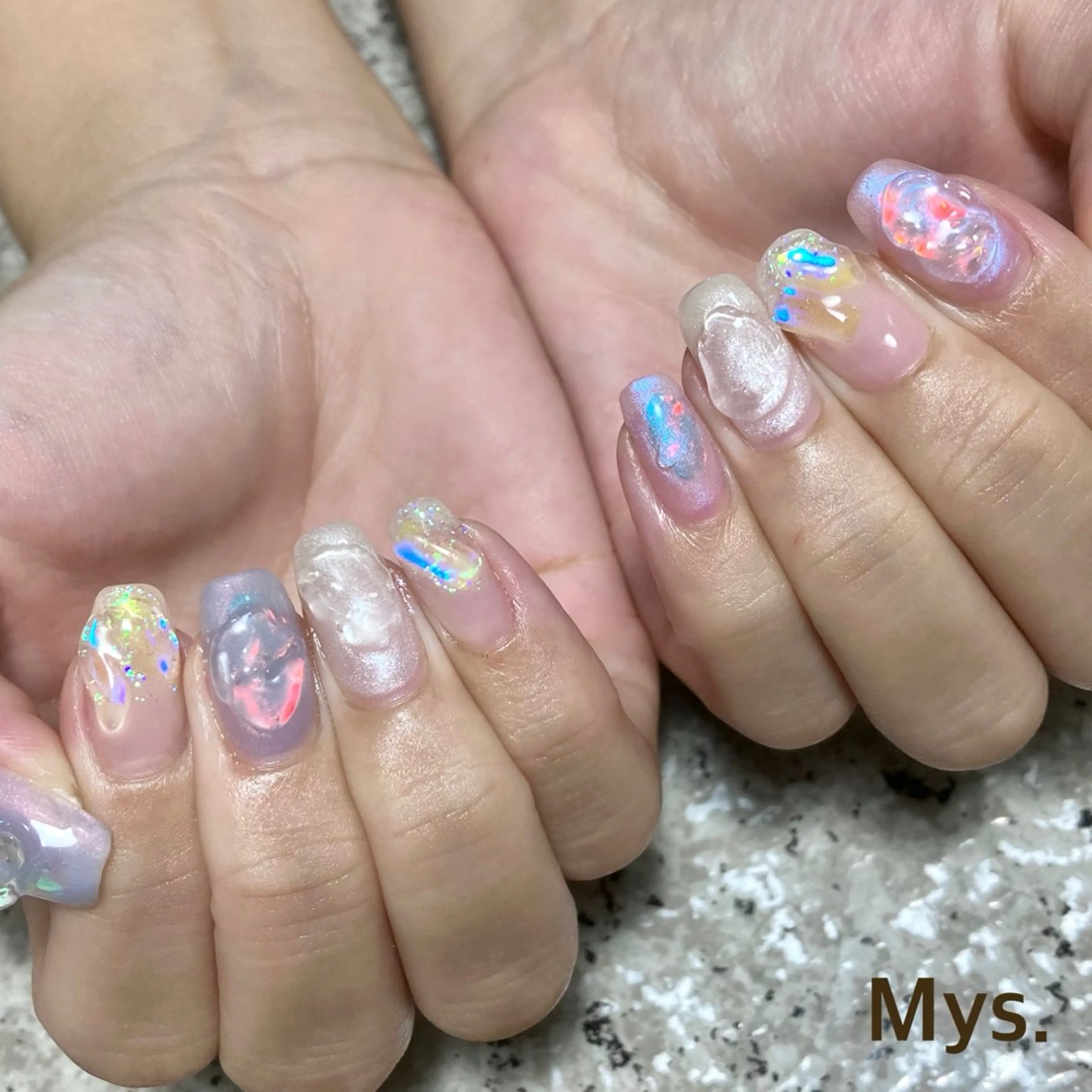 ネイル ハンドネイル Mys. 三上紗紀のネイルデザイン