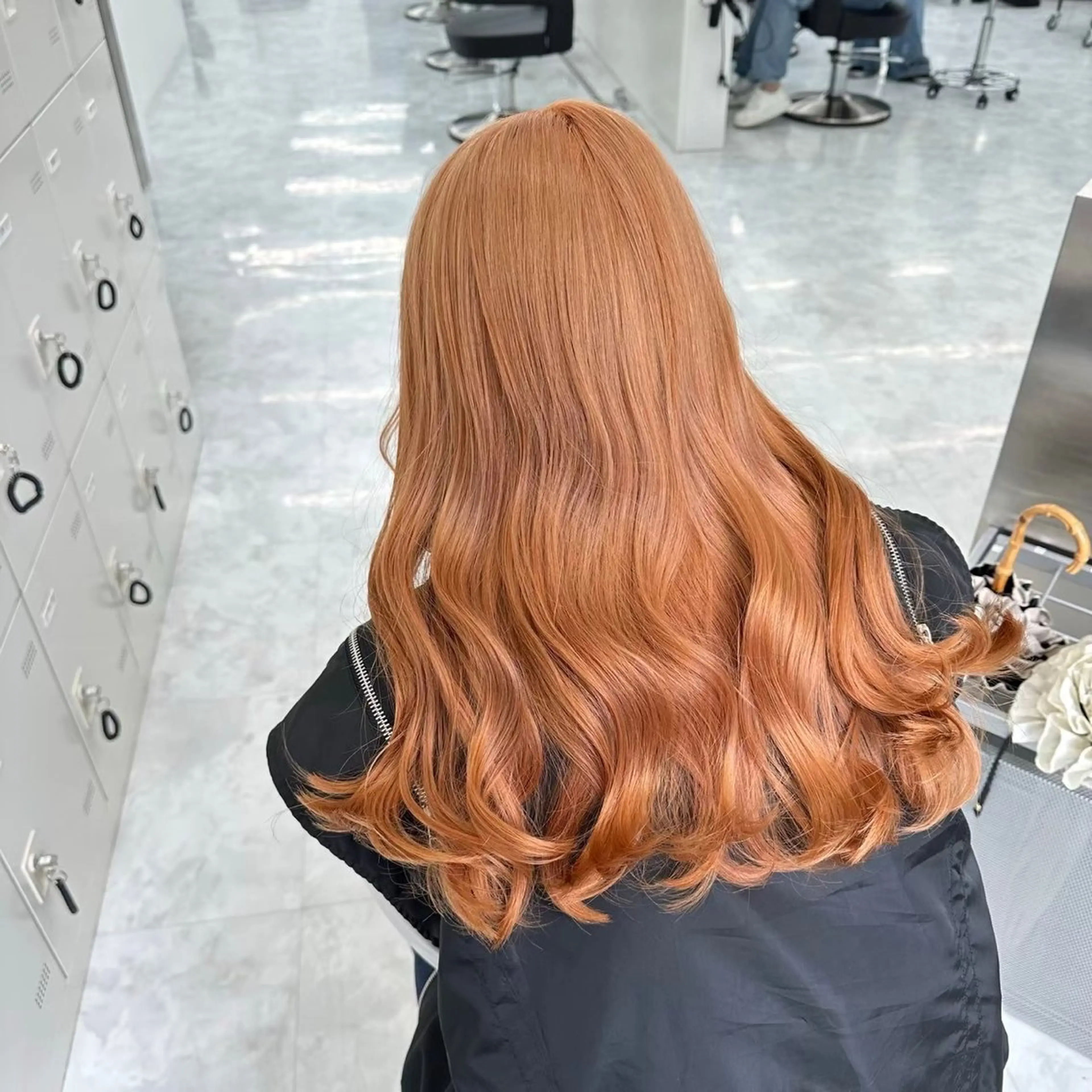 カラー ユイ☆ハイトーン ☆ブリーチデザインのヘアスタイル