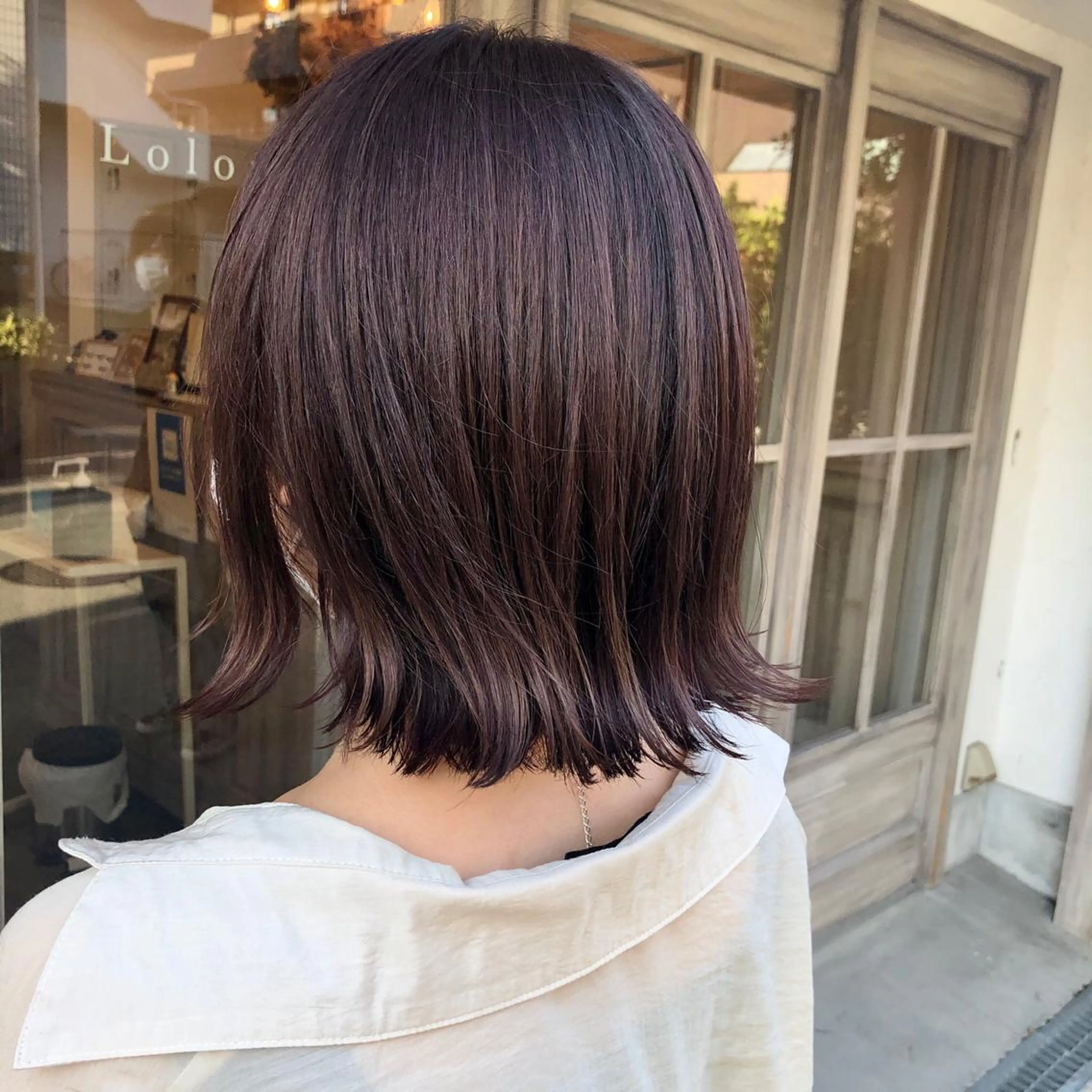 ショート カラー 切りっぱなしボブ ブリーチ イルミナカラー ボブ 【脱白髪染め】【髪質 改善】仲井槙一のヘアスタイル