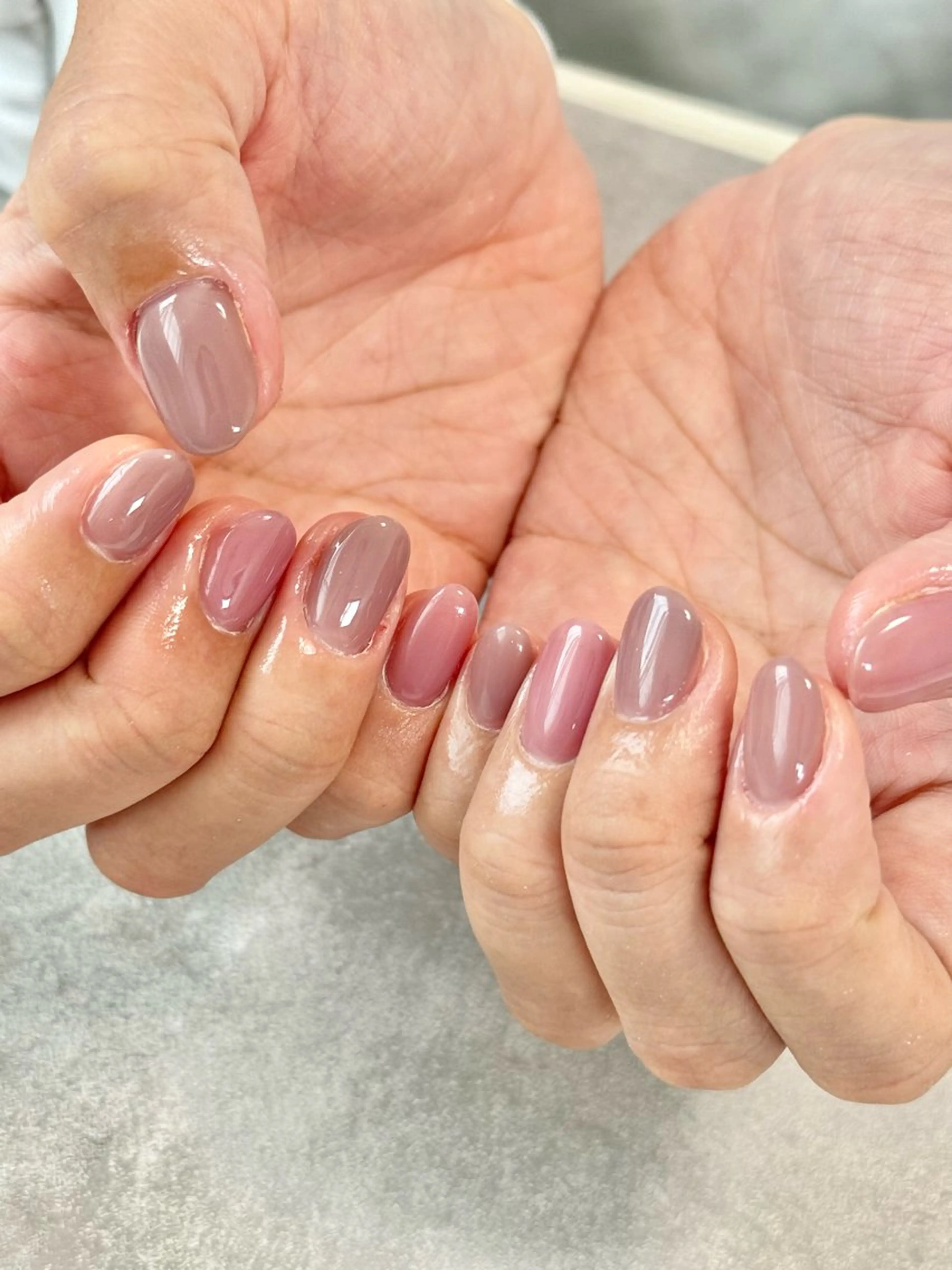 ネイル ニュアンスネイル ワンカラーネイル ハンドネイル nailroom amyのネイルデザイン