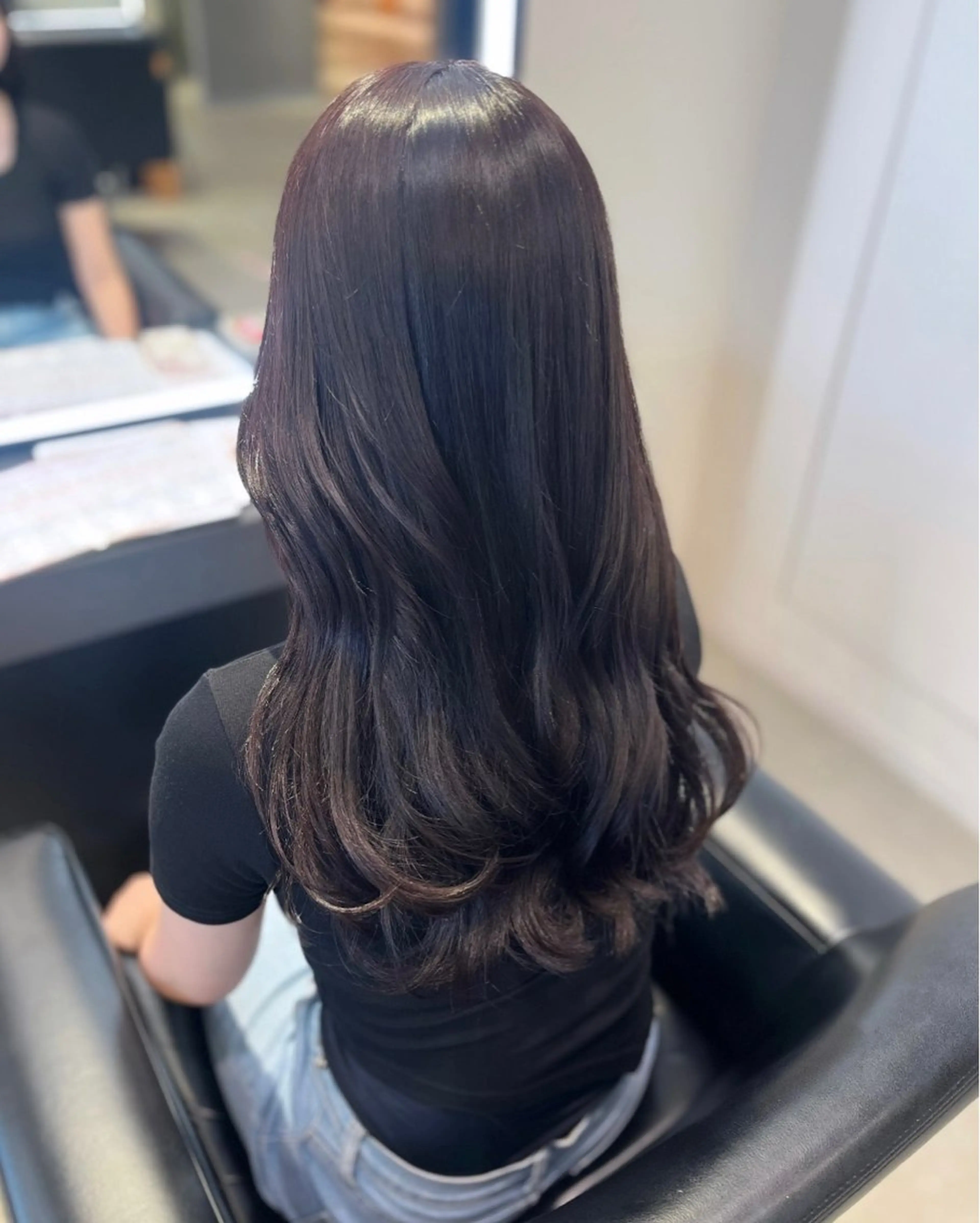 ロング カット ヘアカラー トリートメント AYU (ému) 伏見/髪質改善のヘアスタイル