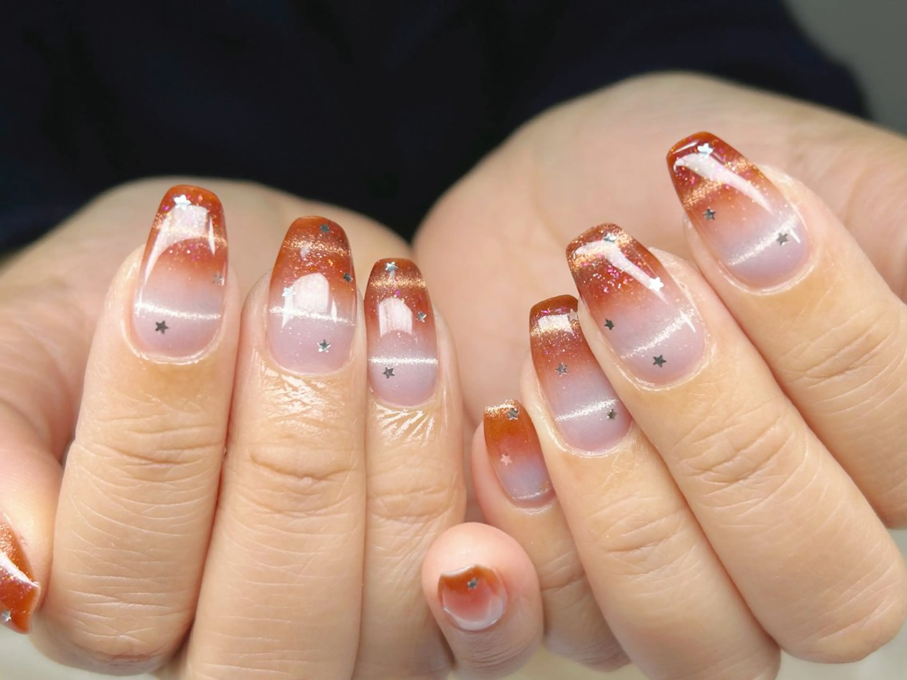 ネイル アートネイル チークネイル 成人式 入学式 長さ出し ハンドネイル Lino Nailのネイルデザイン