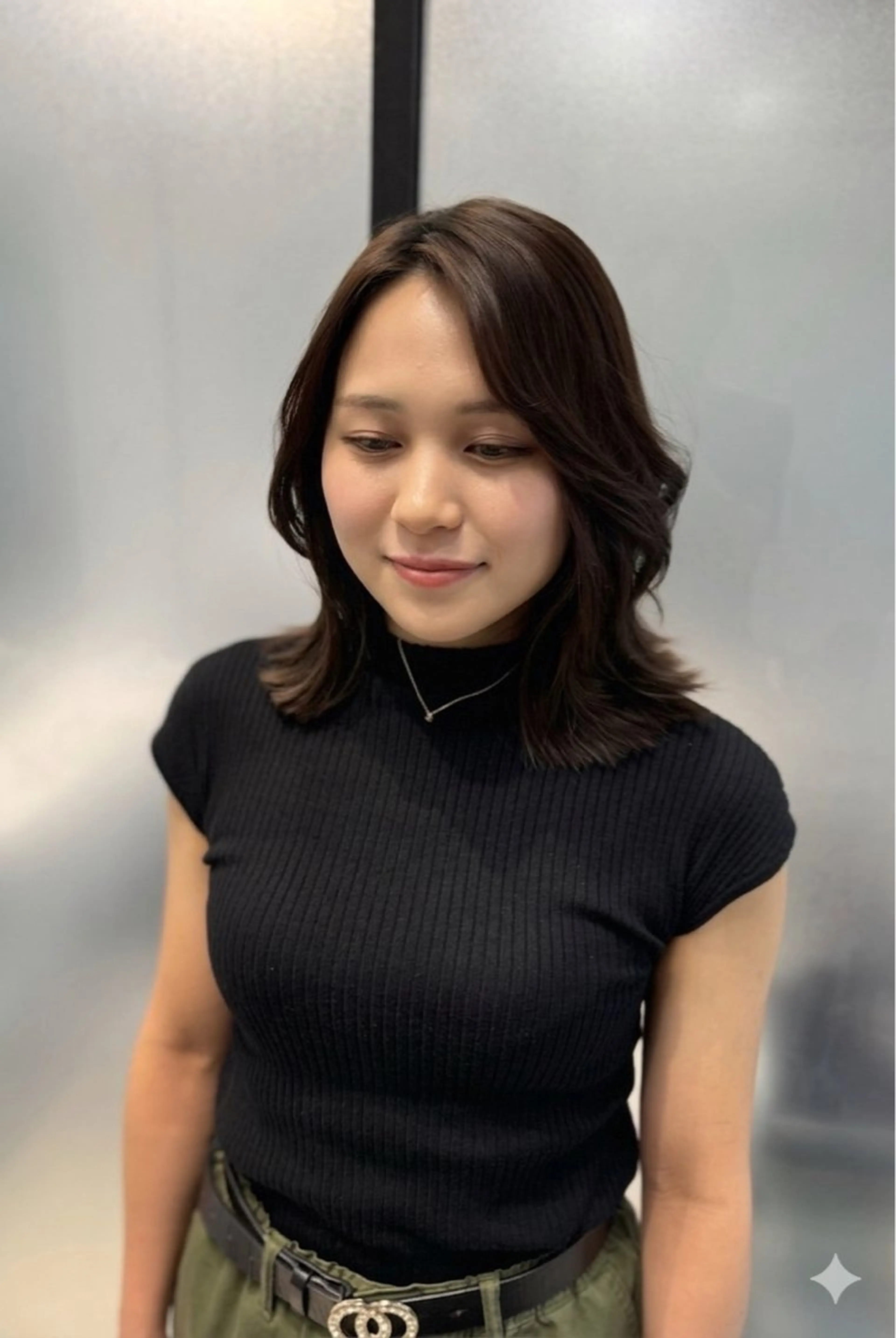 ミディアム カット ヘアカラー トリートメント 🍀美髪作り/髪質 改善🍀勝又亮平のヘアスタイル