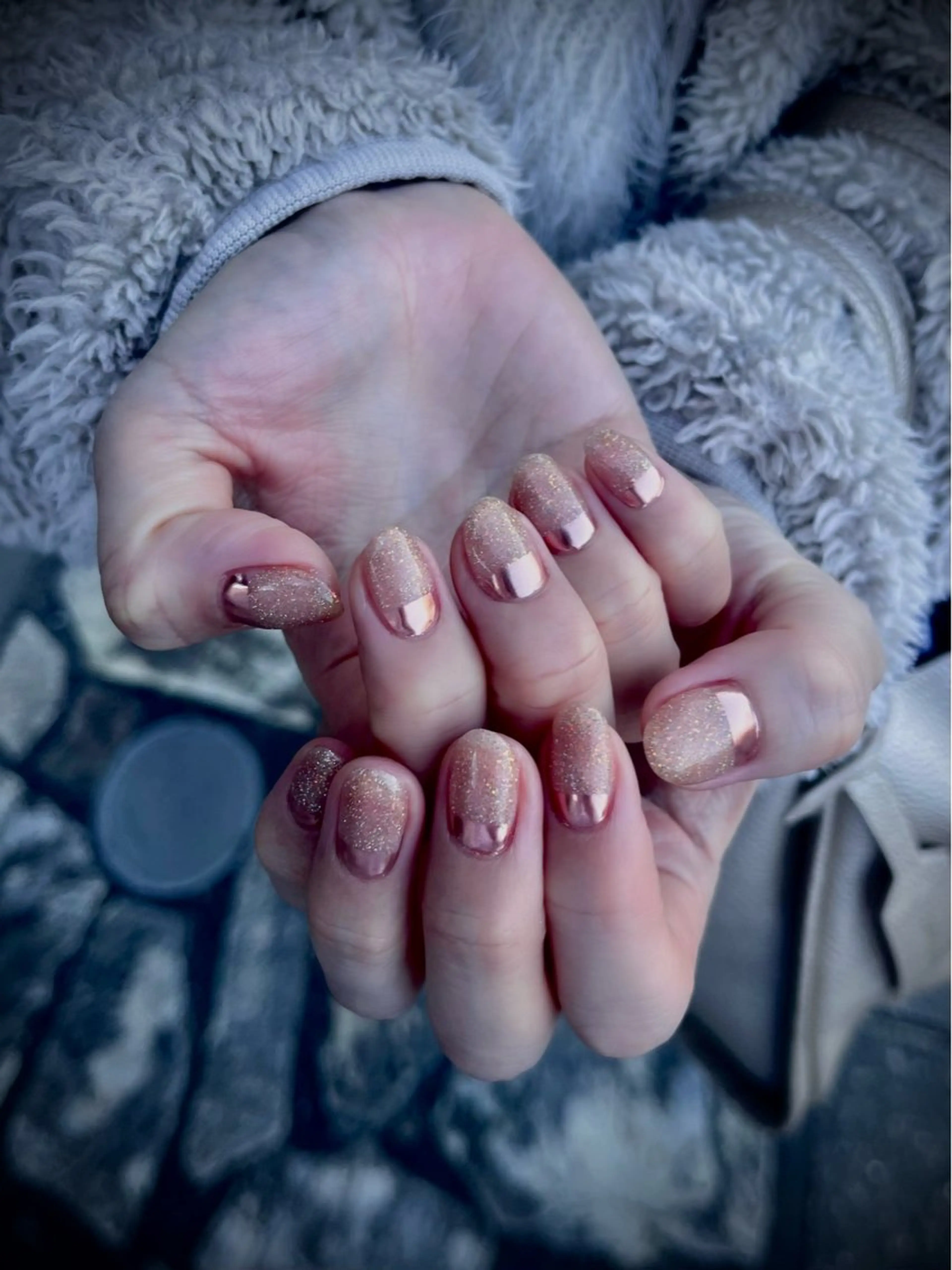 ネイル キラキラネイル マグネットネイル ワンカラーネイル スカルプネイル ワンホンネイル nine.🦋 YUKOのネイルデザイン