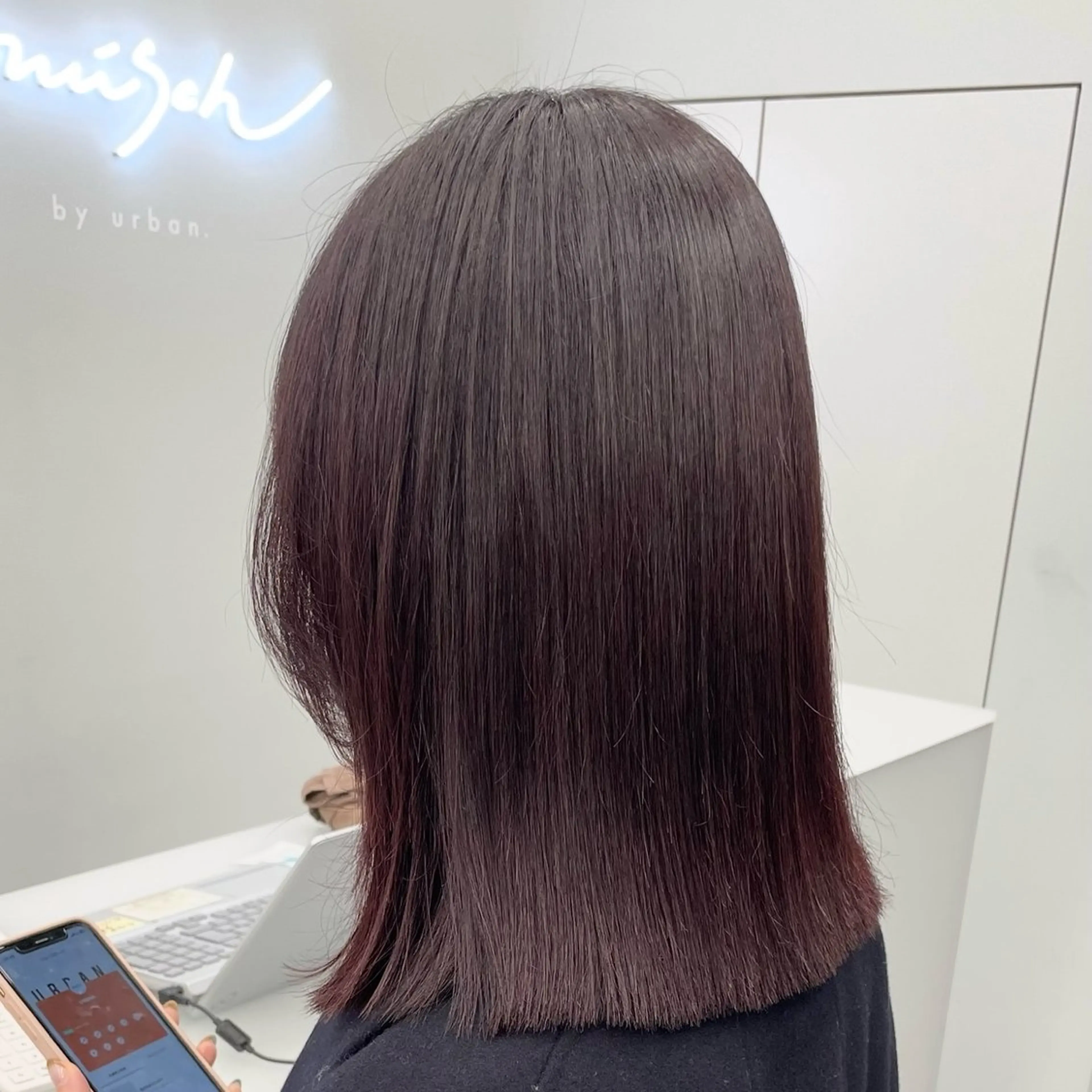 ミディアム カラー misch by urban所属・髪質改善ストレート KENTOのヘアスタイル