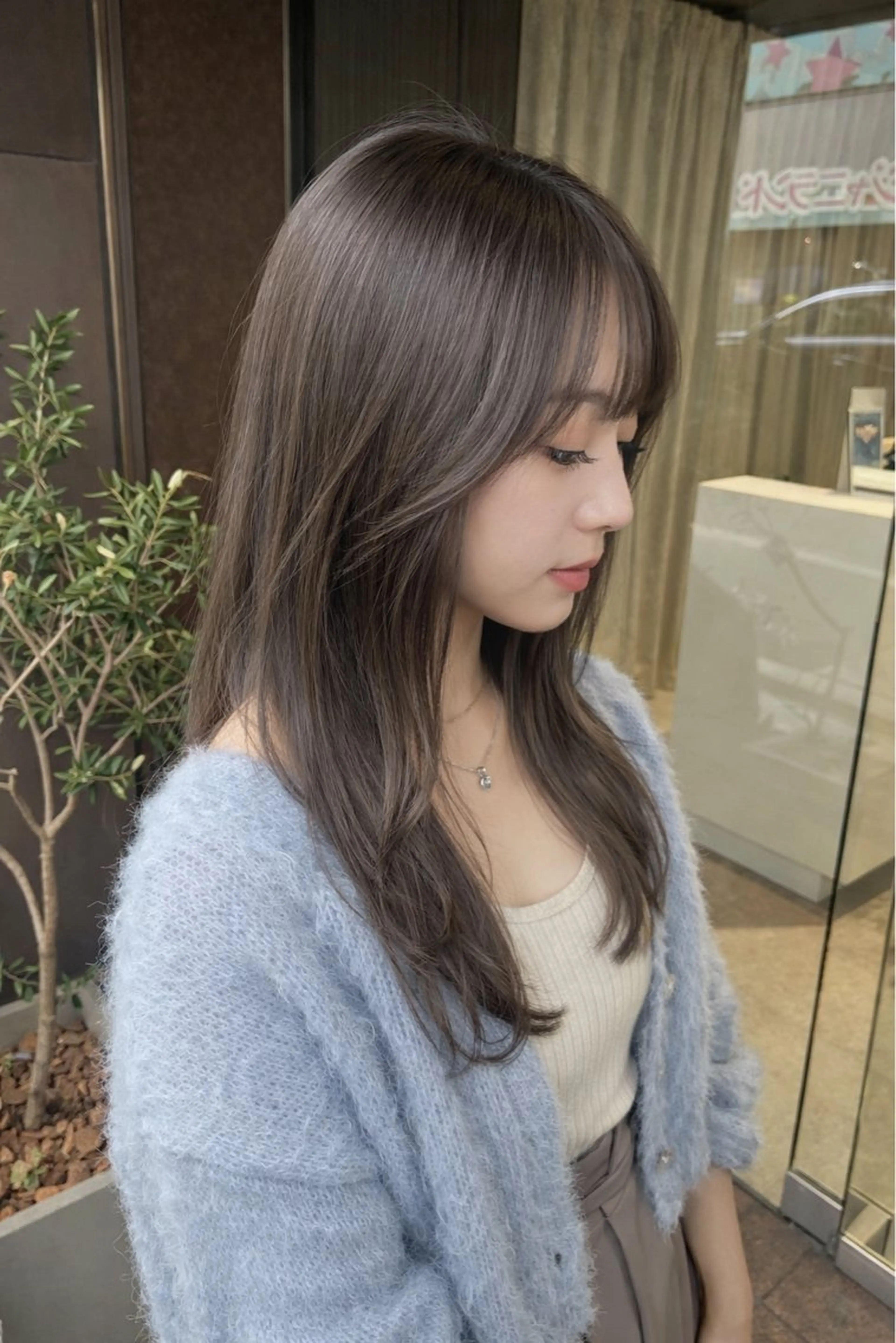 カラー 美髪矯正/髪質改善 /透明感ある艶カラーのヘアスタイル