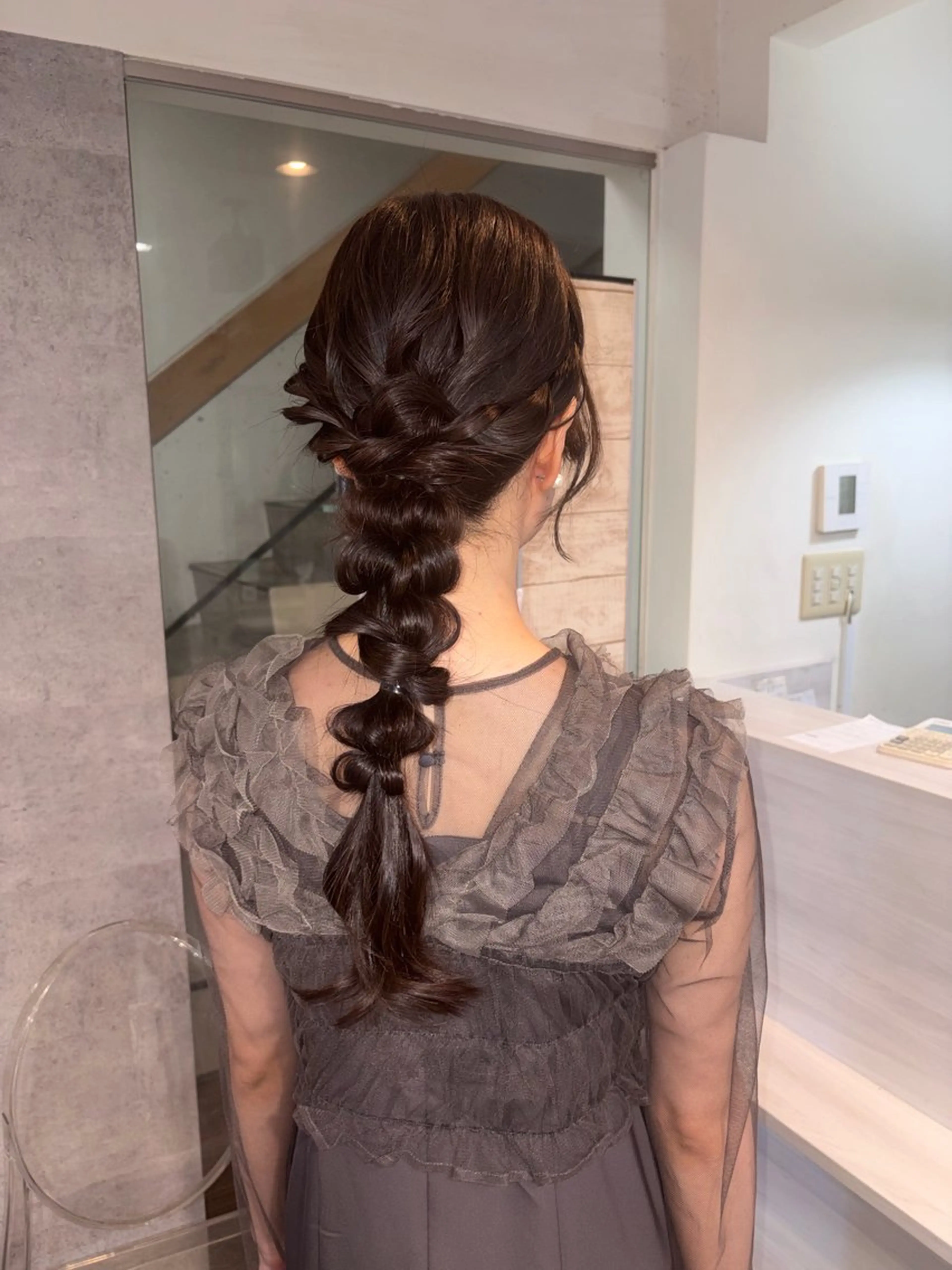 ヘアアレンジ🫶ハーフアップ・編みおろし・巻き下ろし・シニヨン限定💕💕の写真