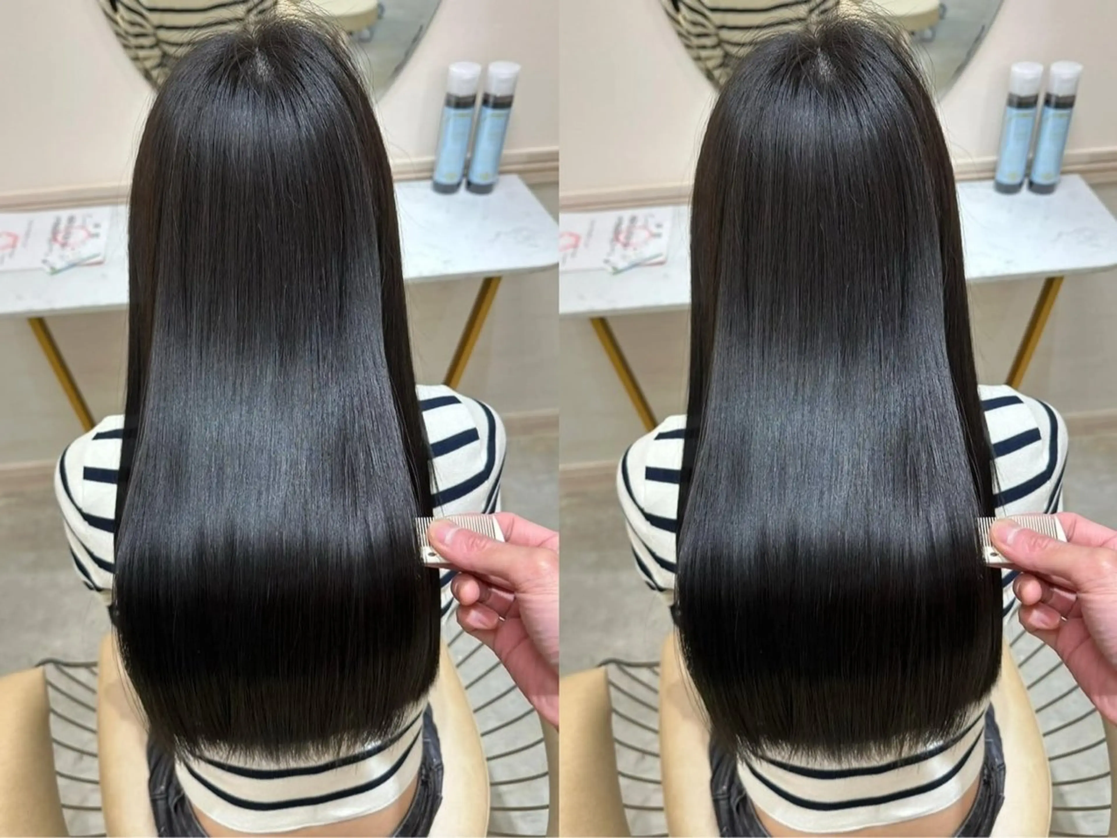 ナチュラル縮毛矯正✨クセ・広がりを抑え柔らかストレートに仕上げます◎の写真