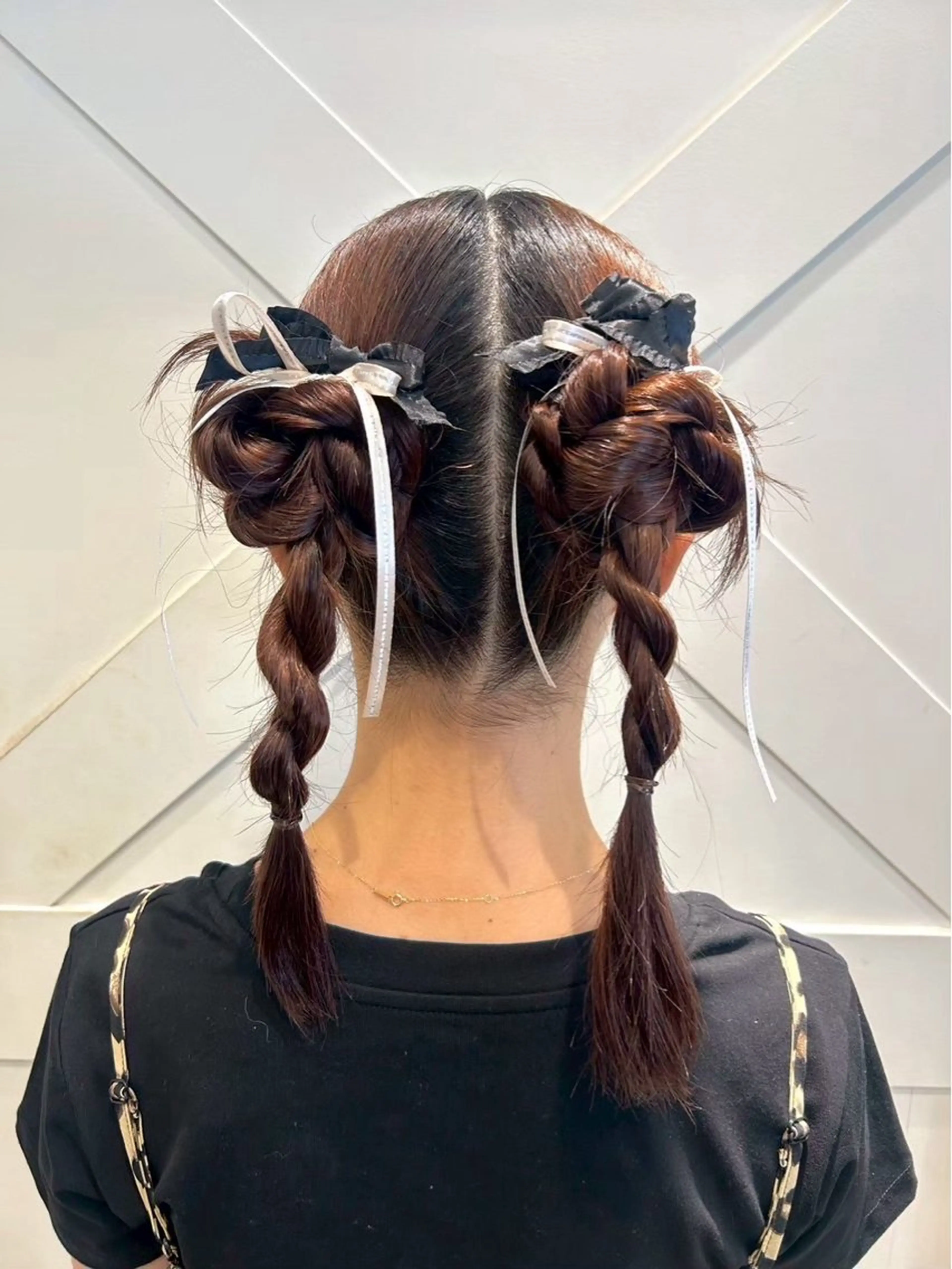 セミロング ヘアセット 横浜　アレンジ💫／ エクステ🎀／ルナのヘアスタイル