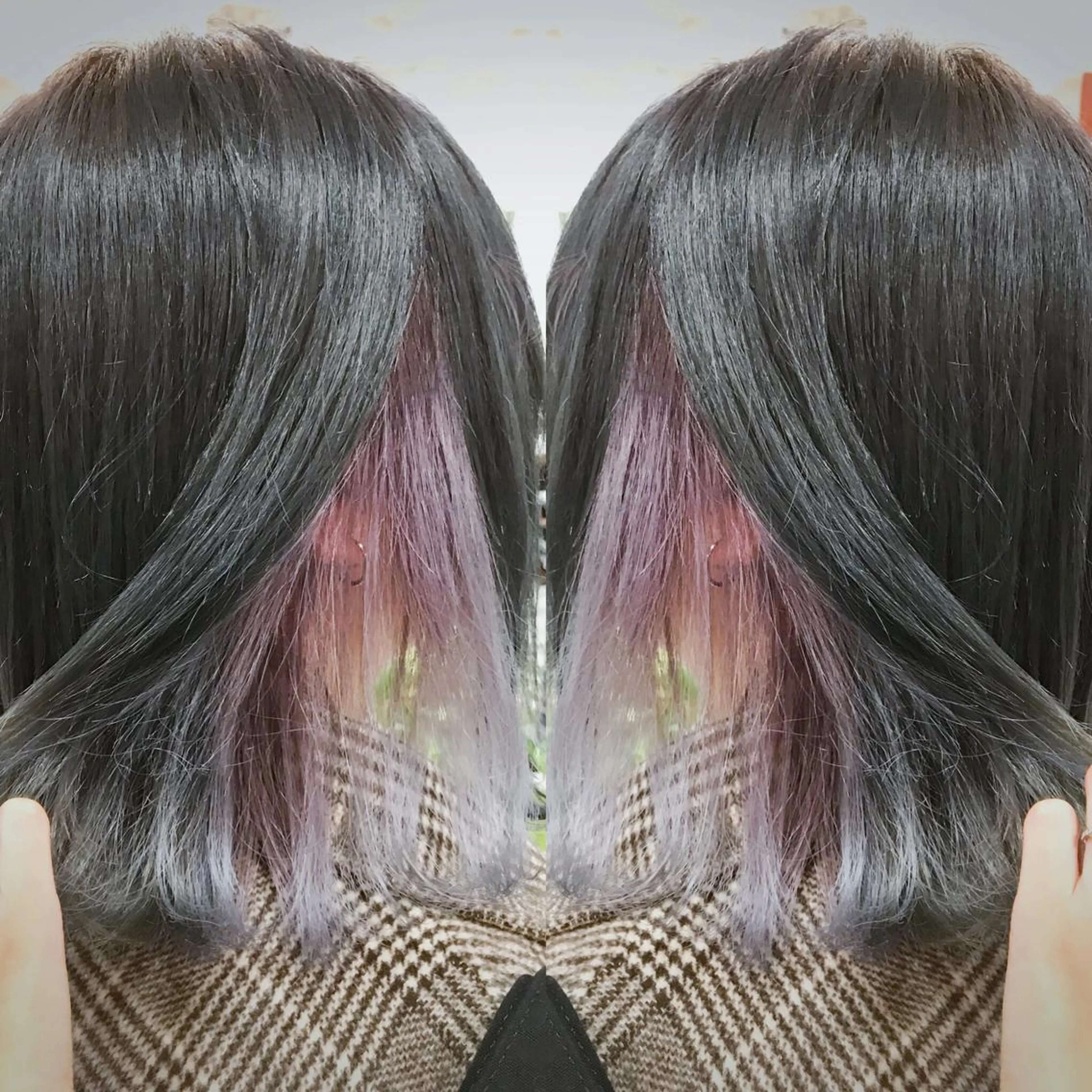 ロング カラー パーマ ヘアアレンジ サロウィン柏所属・神山 昌子のヘアスタイル