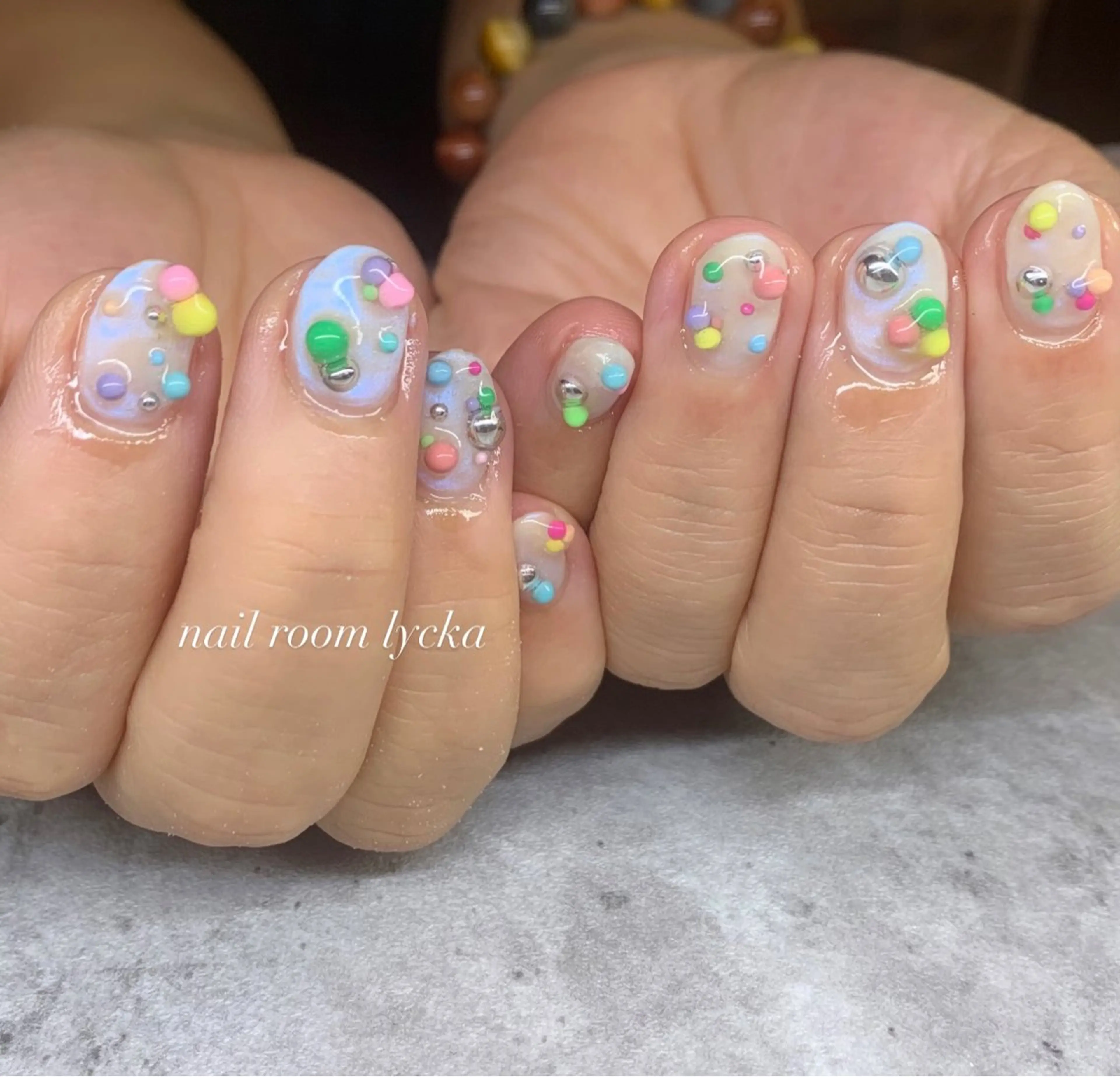 ネイル ﾈｲﾙﾙｰﾑﾘｯｶ 𝐦𝐚𝐲𝐮のネイルデザイン