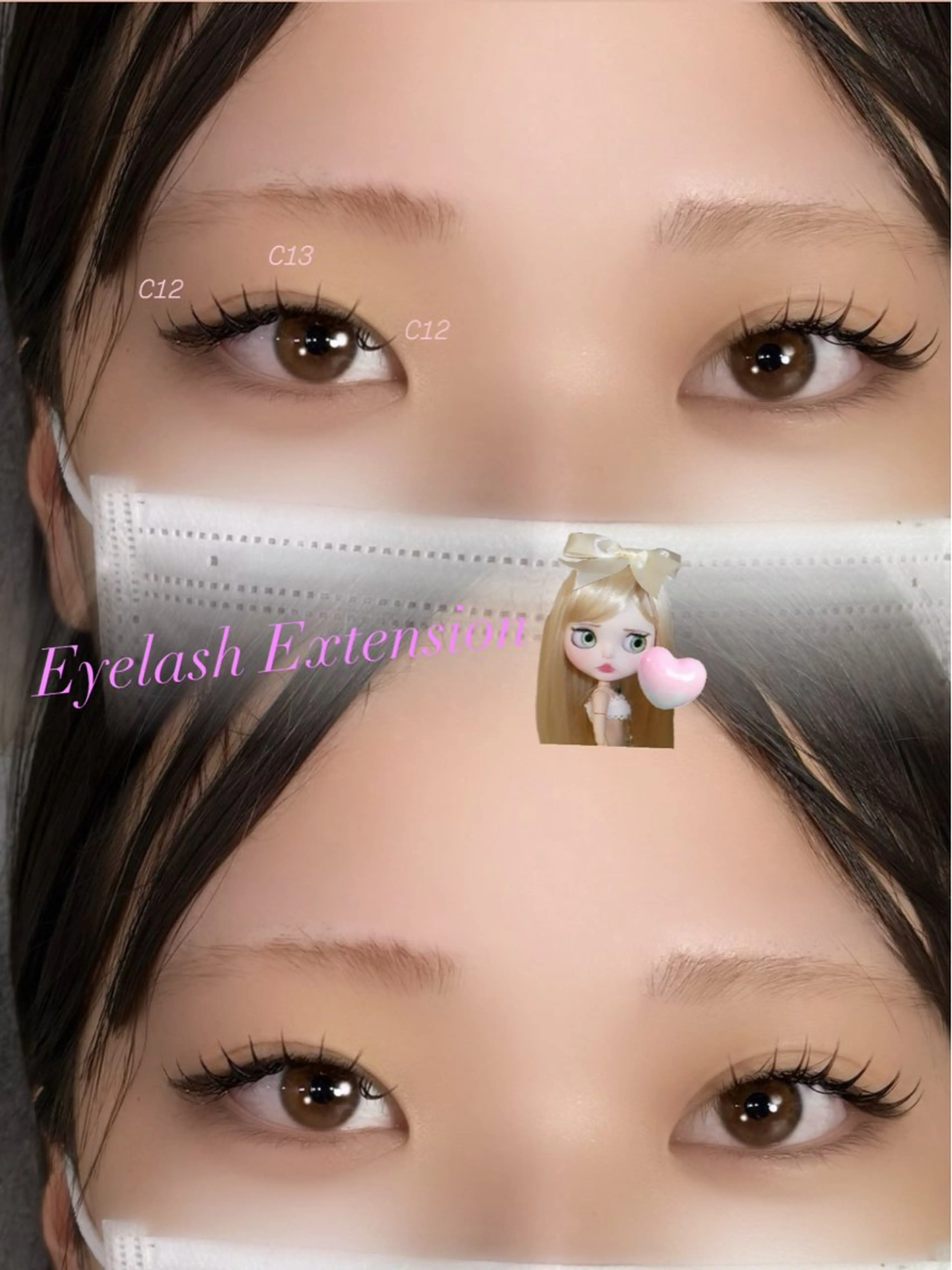 マツエク・マツパ Lucia 森田のマツエク・マツパデザイン