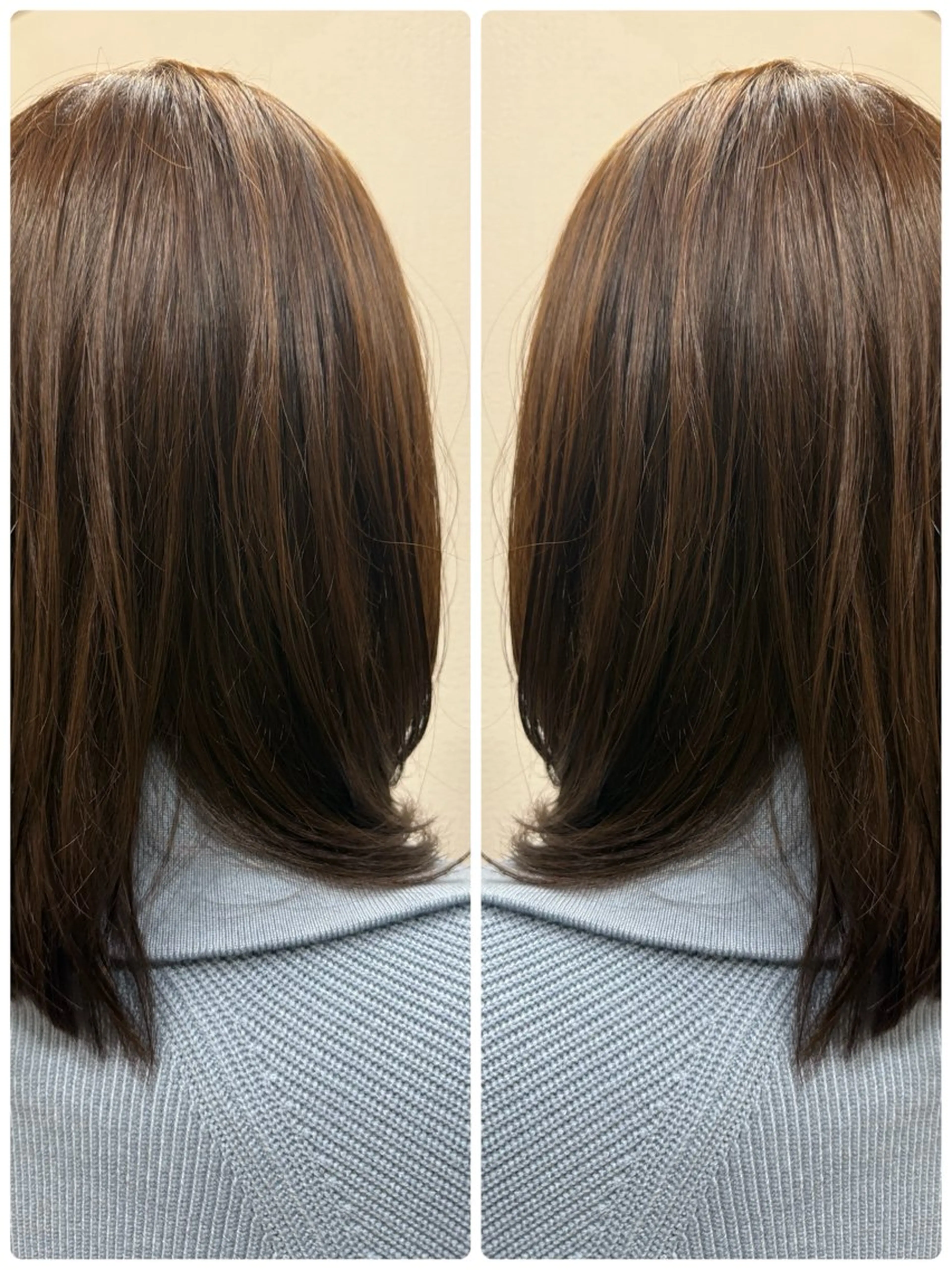 セミロング 艶カラー🕊️ ✴︎Yukari✴︎のヘアスタイル