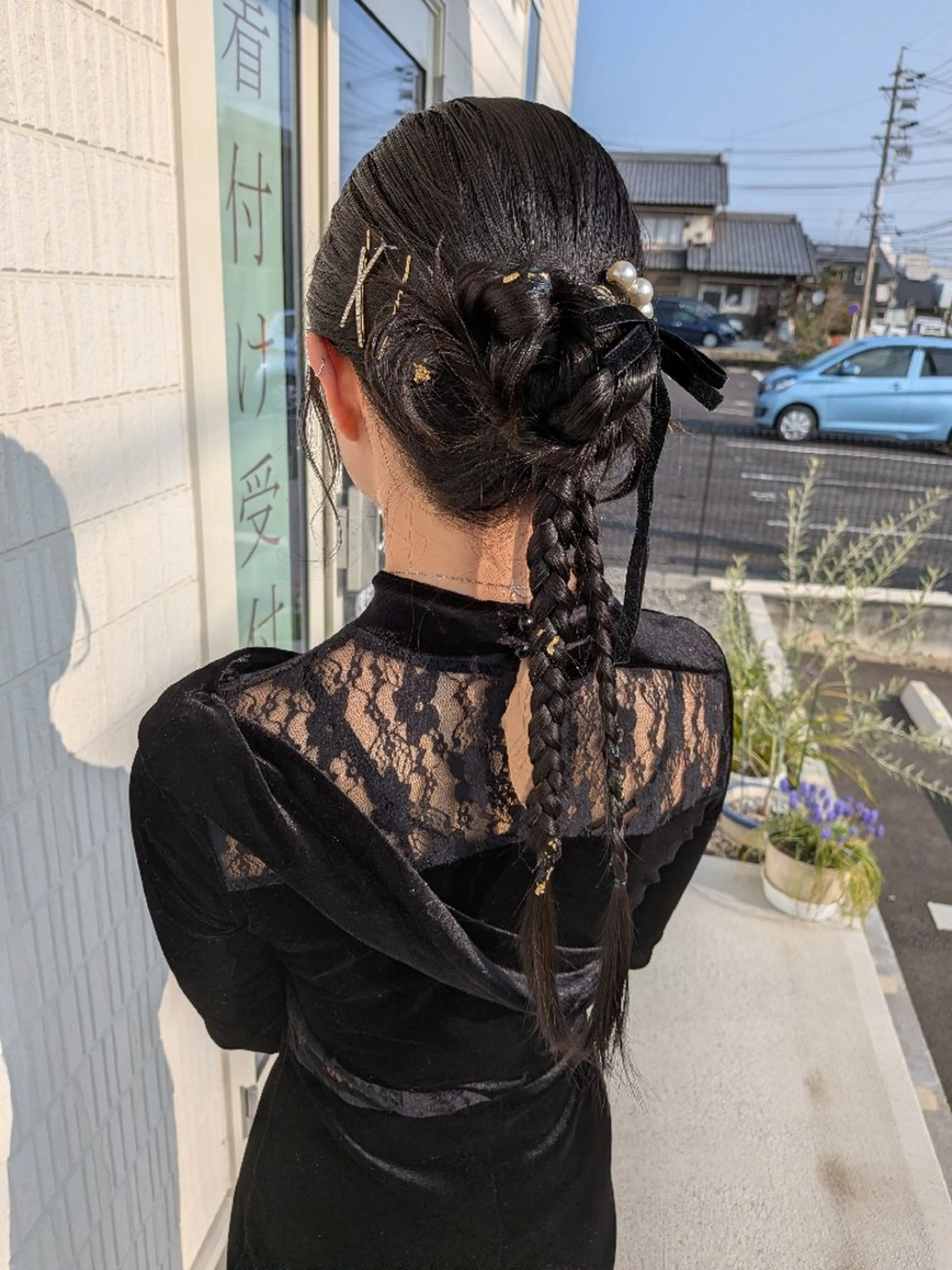 ヘアアレンジ アミオーガニック カラーのヘアスタイル