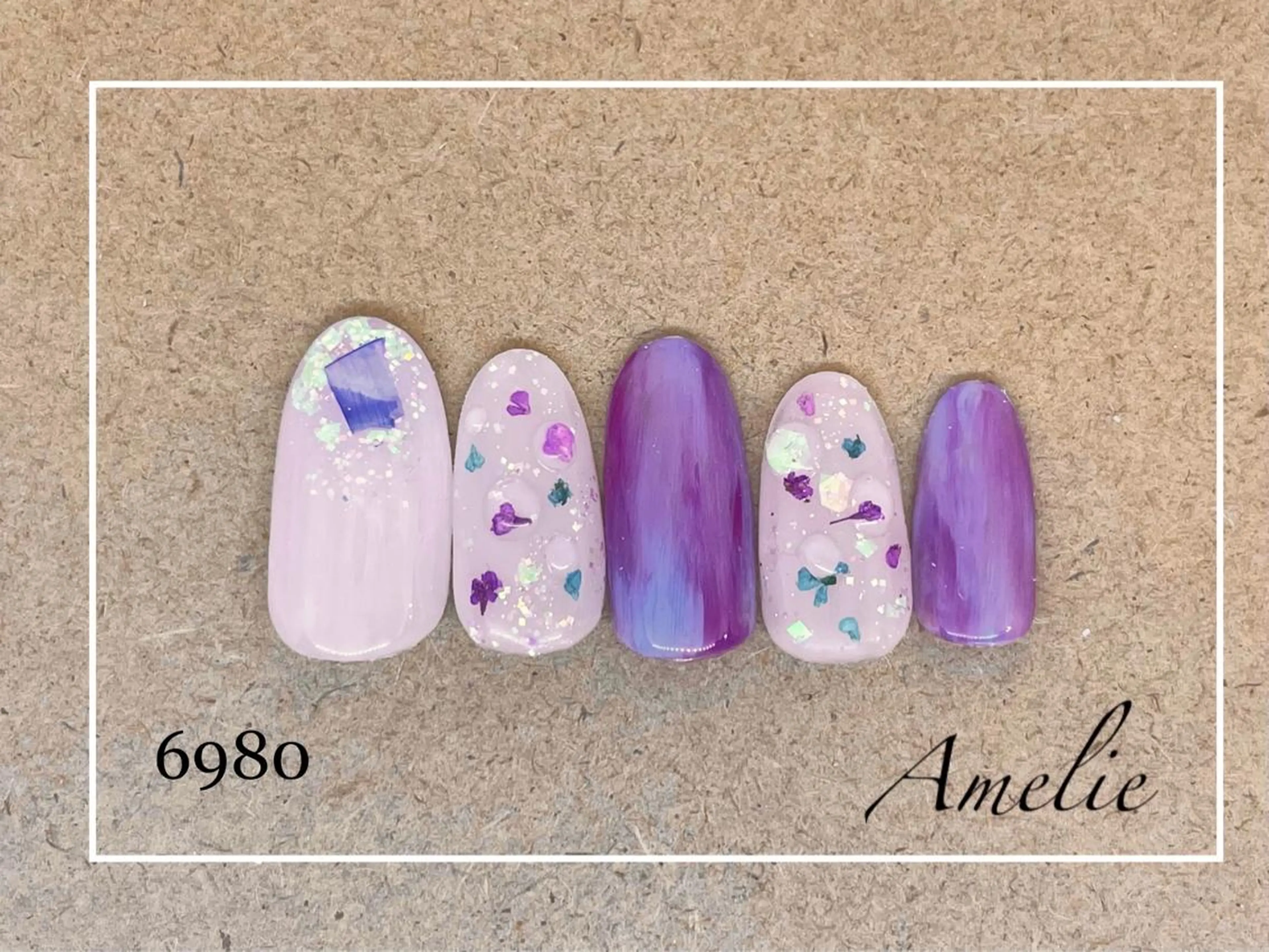 ネイル ハンドネイル いちじゅう あおいのネイルデザイン