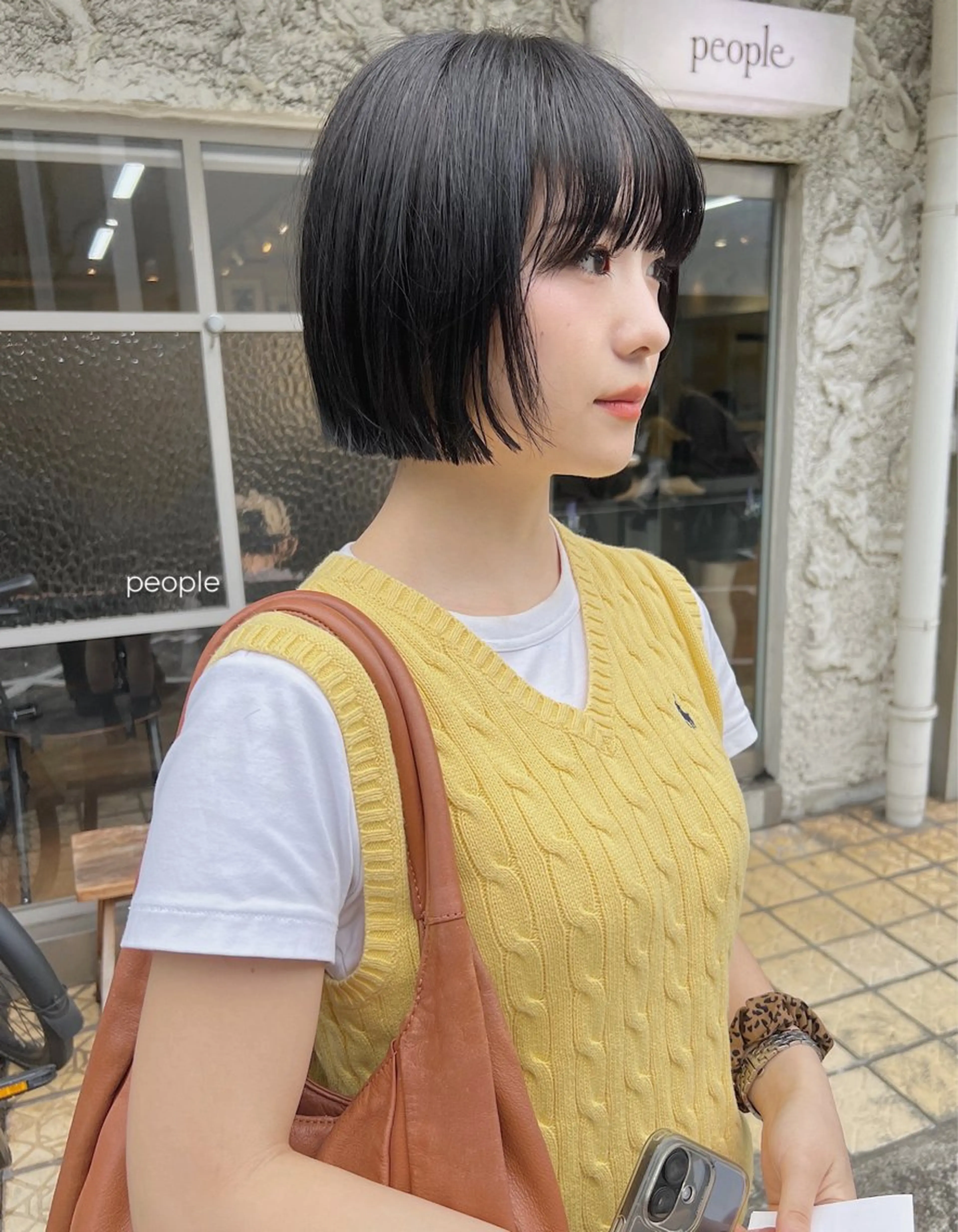 ショート カット ヘアカラー ボブ/透明感カラー Fukaのヘアスタイル