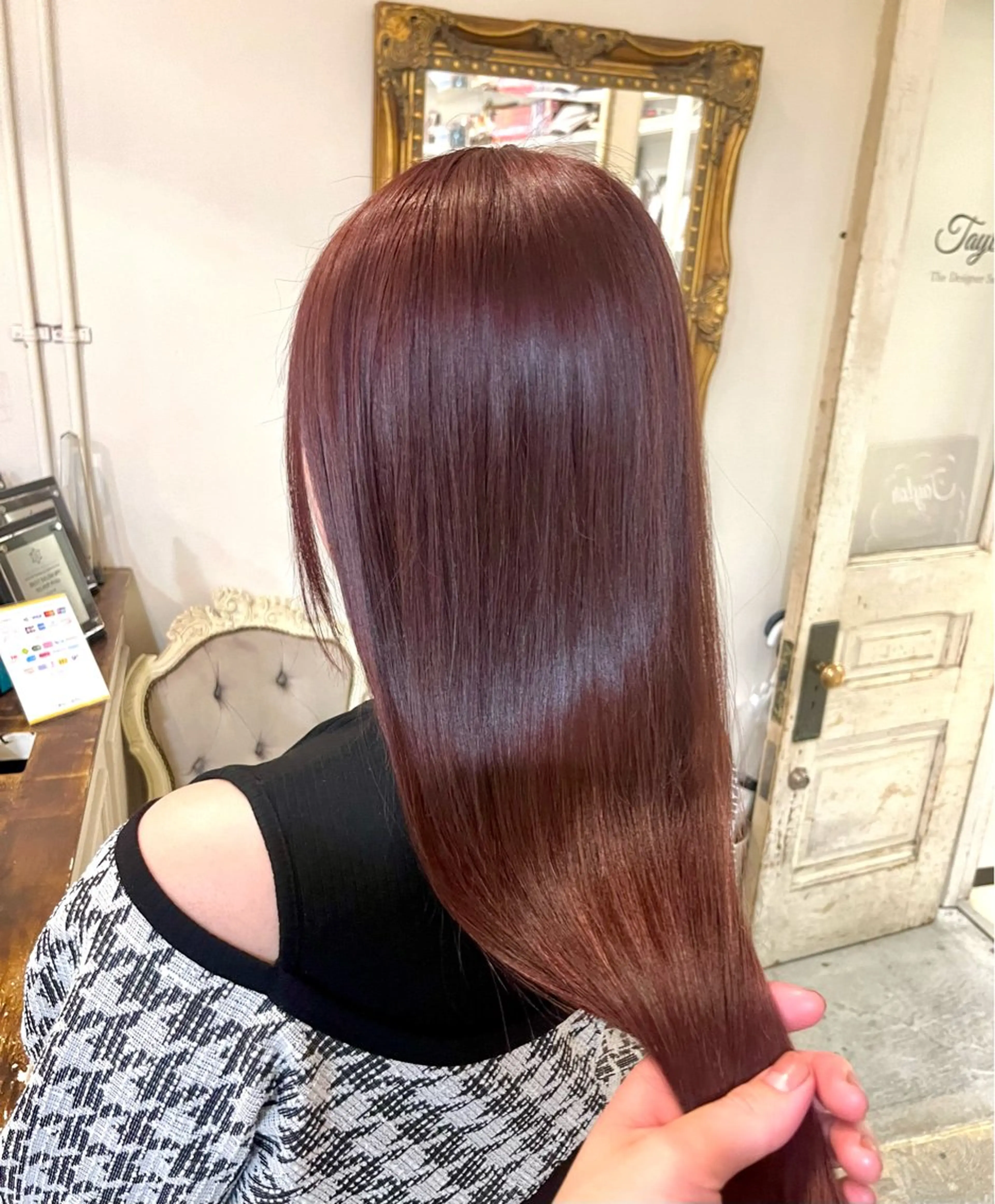 カラー 森田翔斗 顔周りレイヤーのヘアスタイル