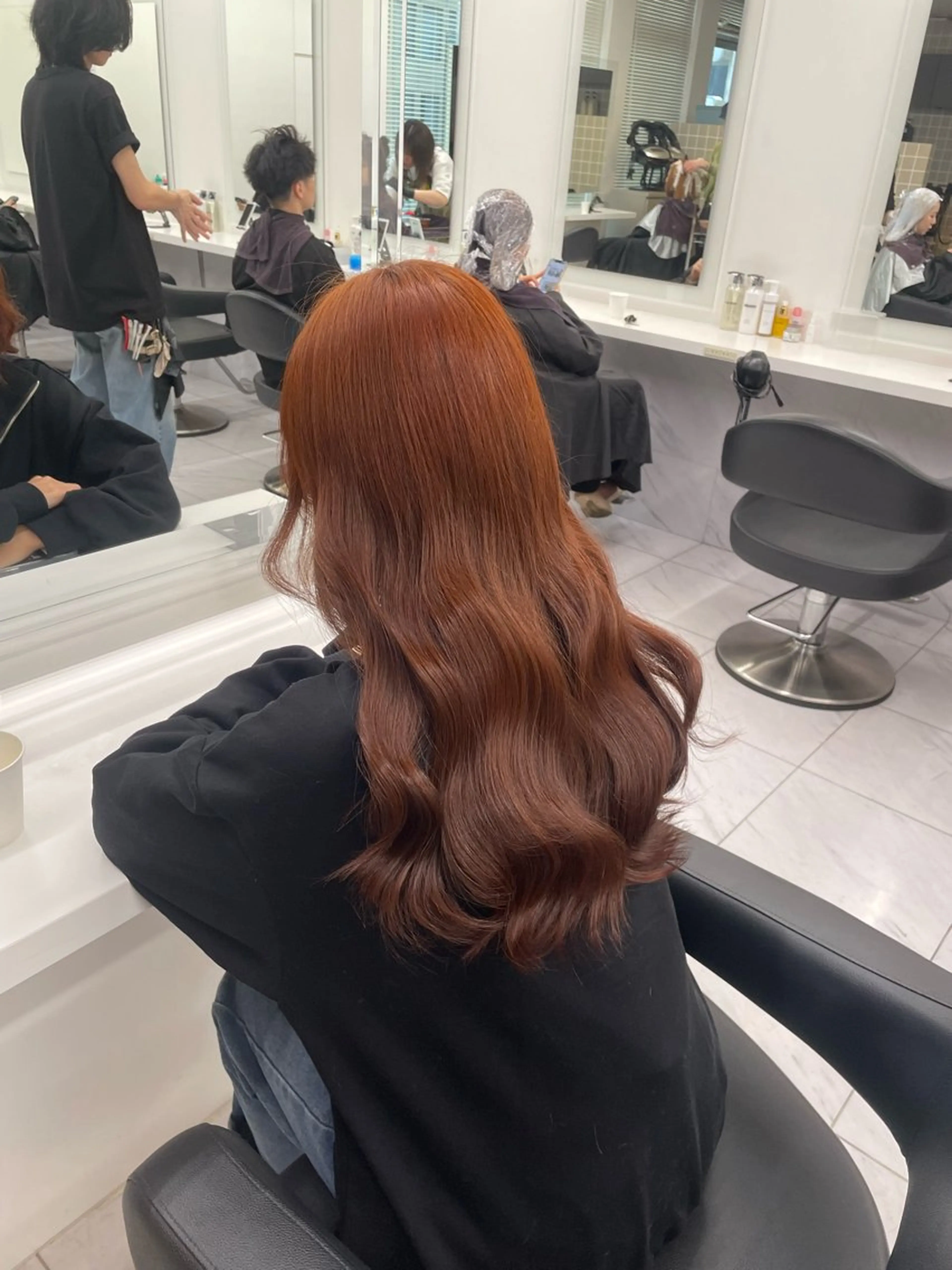 ロング カラー ヘアアレンジ ヘアカラー トリートメント ヘアセット 💗横浜美容室 💗HARUNAのヘアスタイル