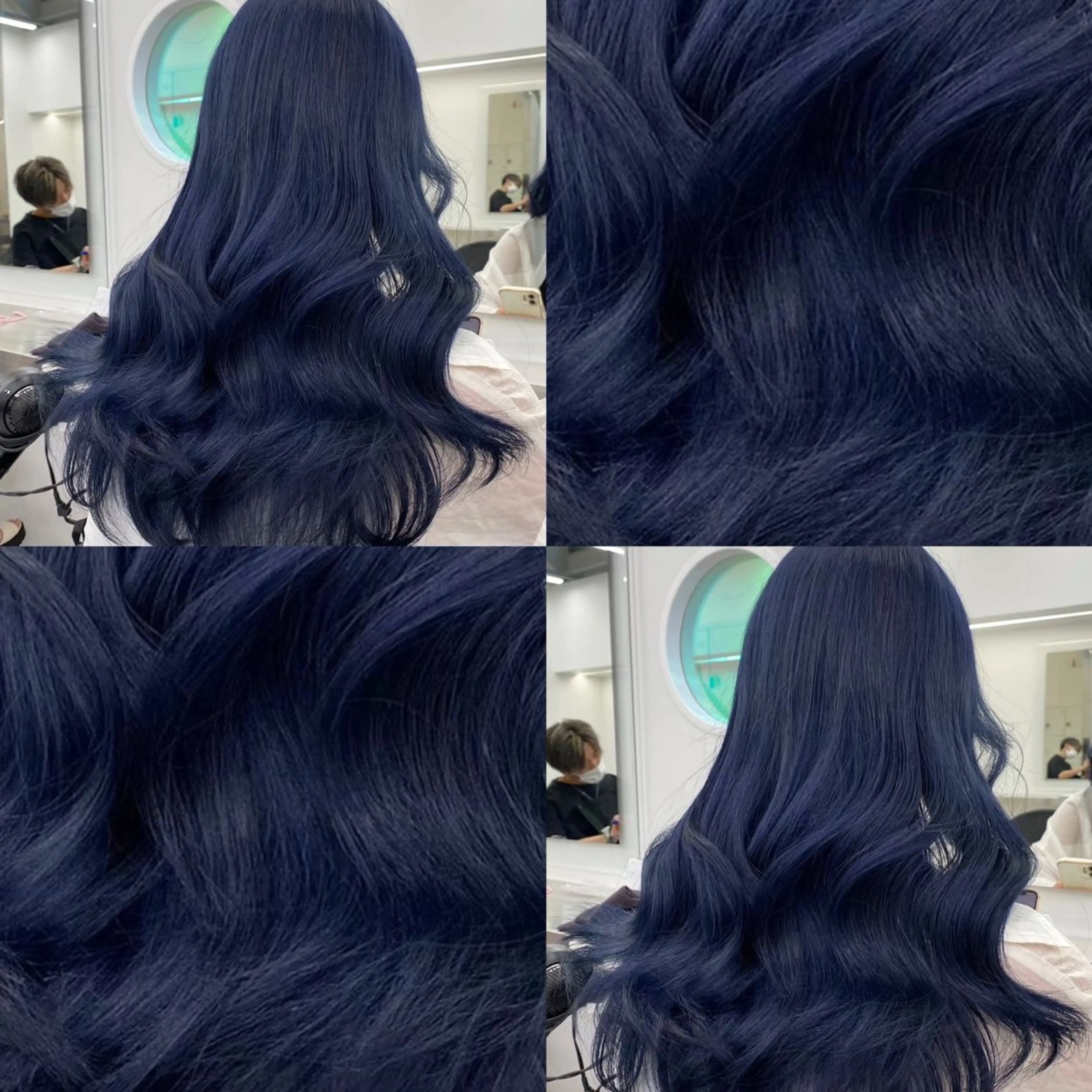 ロング カラー ブリーチ ブルーカラー ケアブリーチ ダブルカラー 髪質改善 ヘアカラー トリートメント ヘッドスパ ヘアセット 💖SAE💖 銀座美容師のヘアスタイル