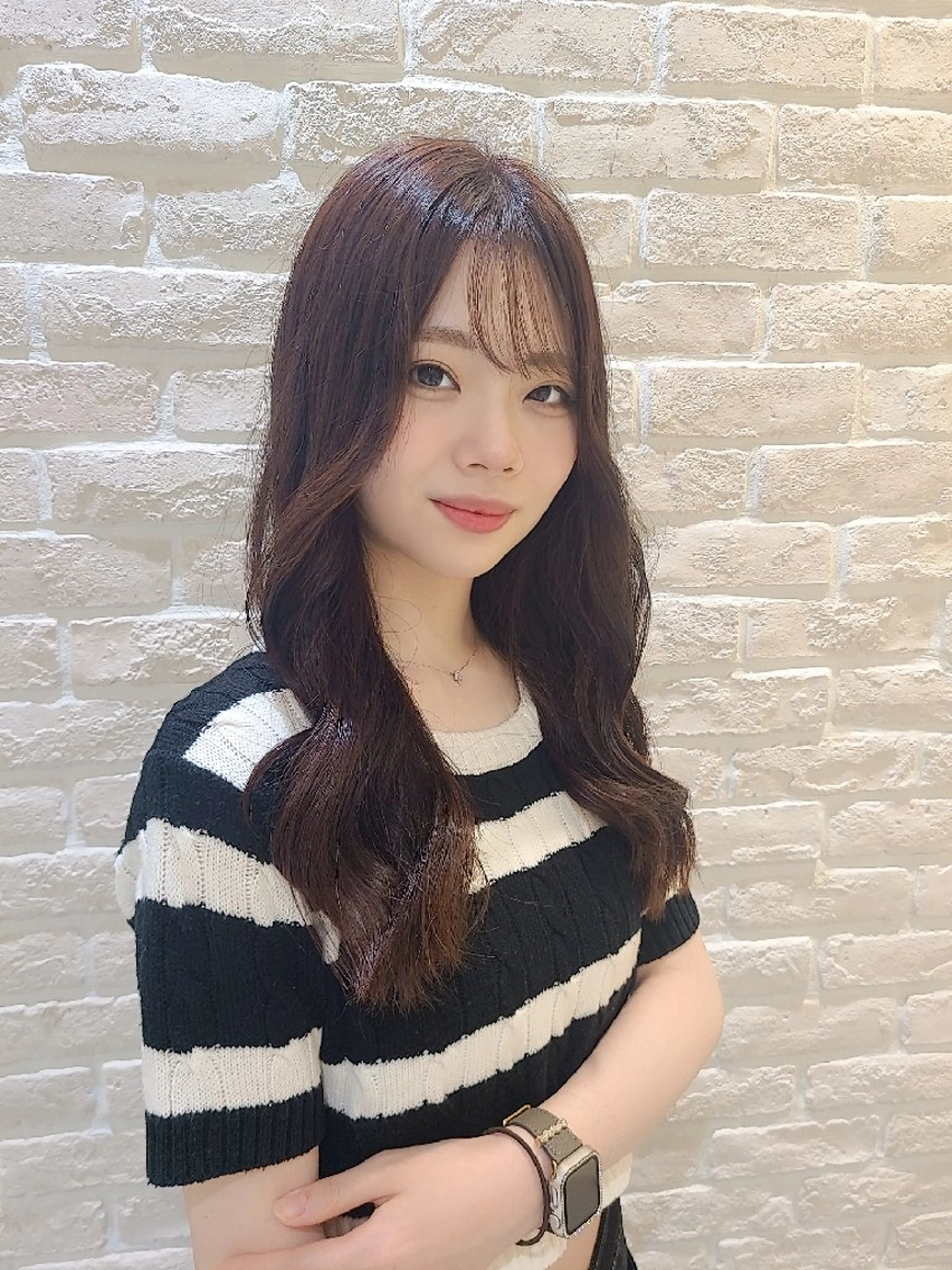 ロング ヘアカラー 🖤デザインカラー ︎🤍ERINAのヘアスタイル