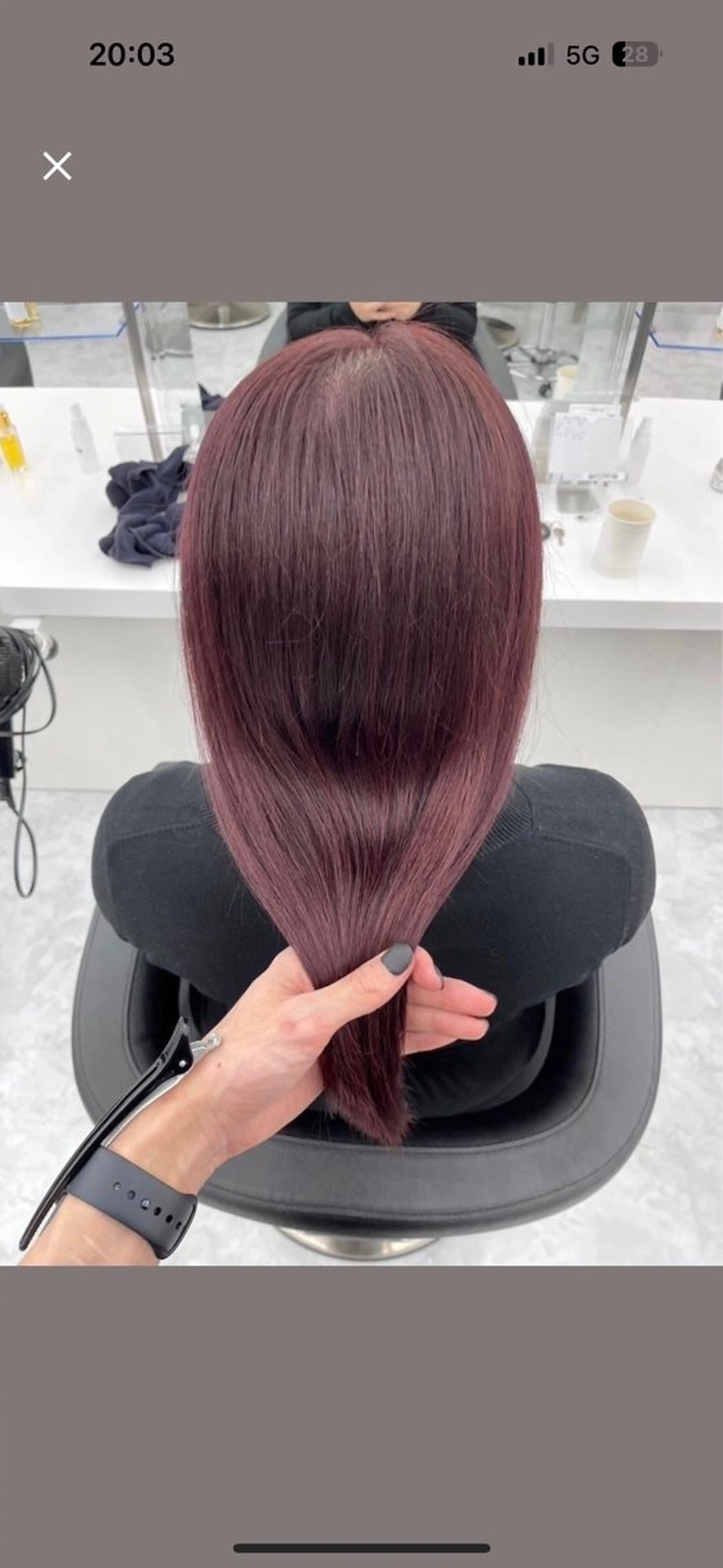 カラー ヘアカラー 透ける透明感カラー 🤍anju🎀のヘアスタイル