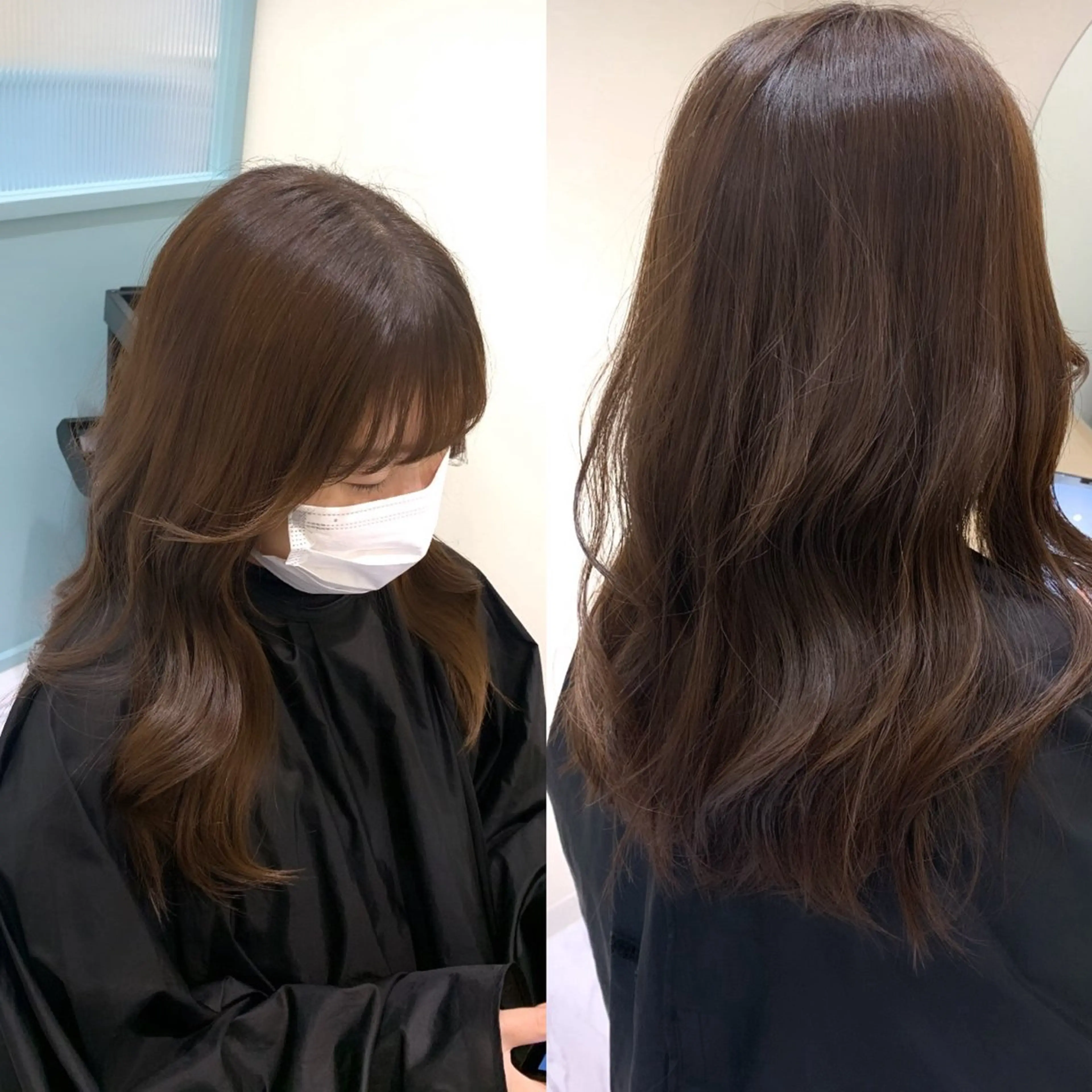 セミロング 縮毛矯正 トリートメント 丹野 圭太のヘアスタイル