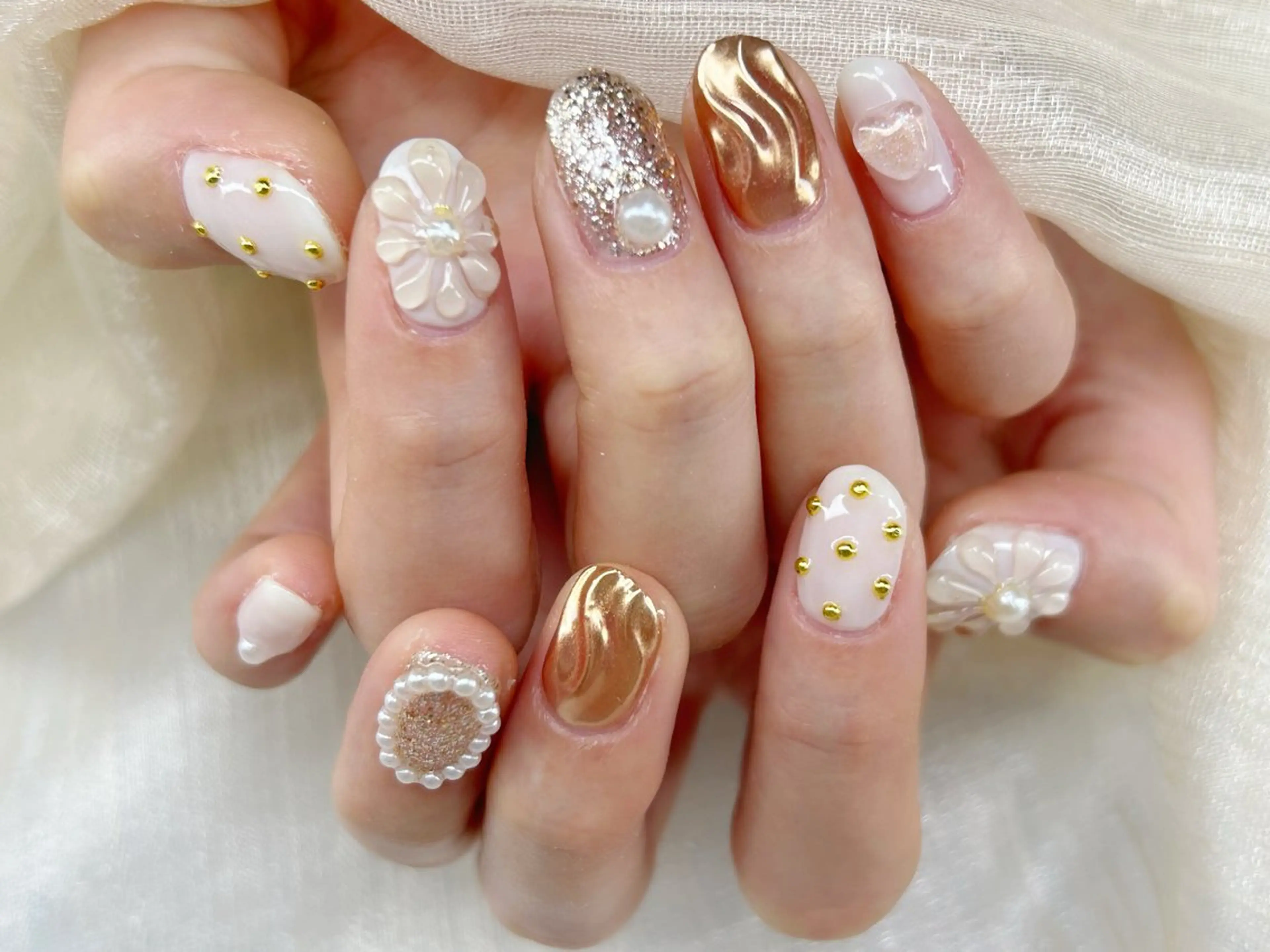 ネイル 成人式 持ち込み ワンカラーネイル ハンドネイル Lino Nailのネイルデザイン