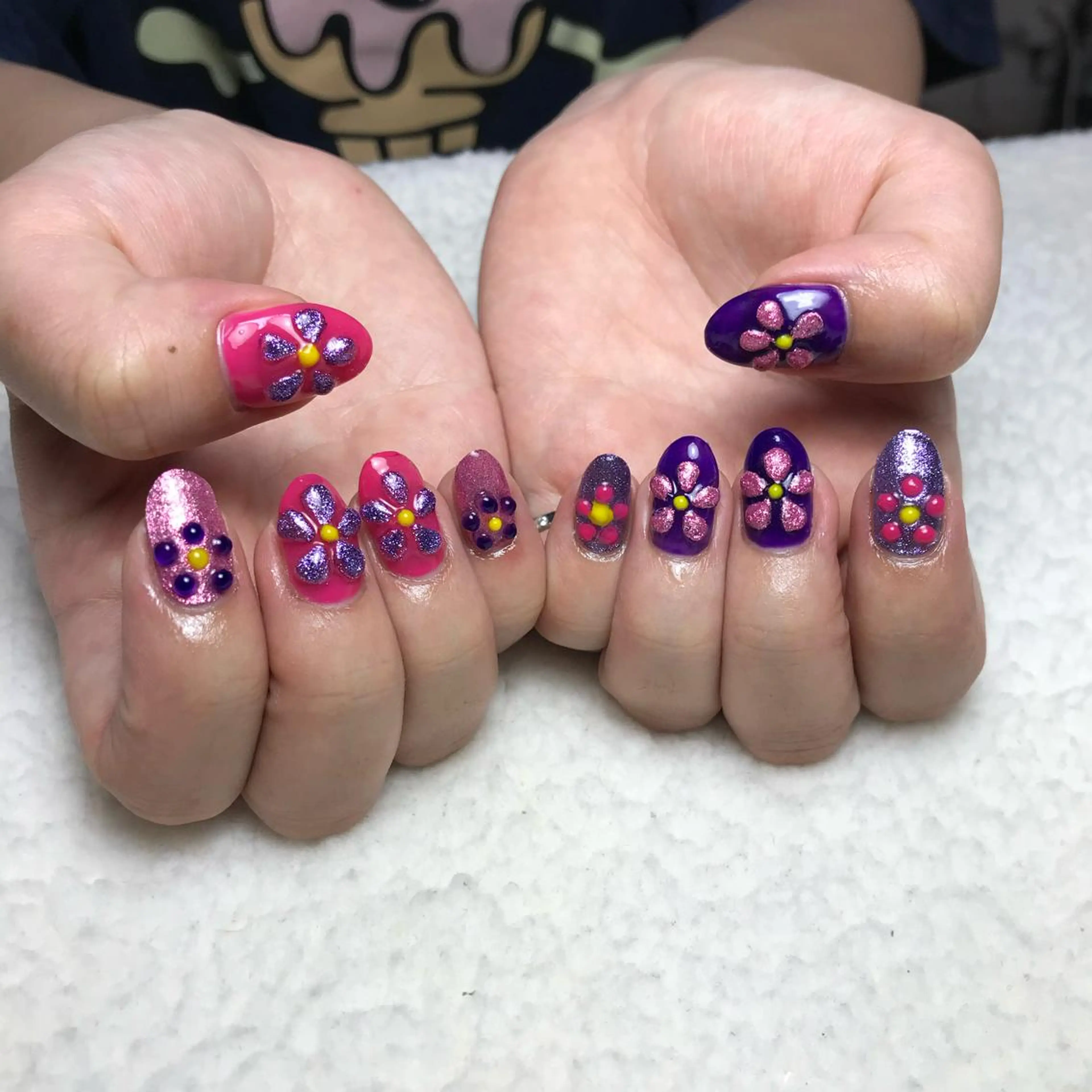 ネイル フラワーネイル ぷっくりネイル COCO+所属・COCO +のエステ・リラクイメージ