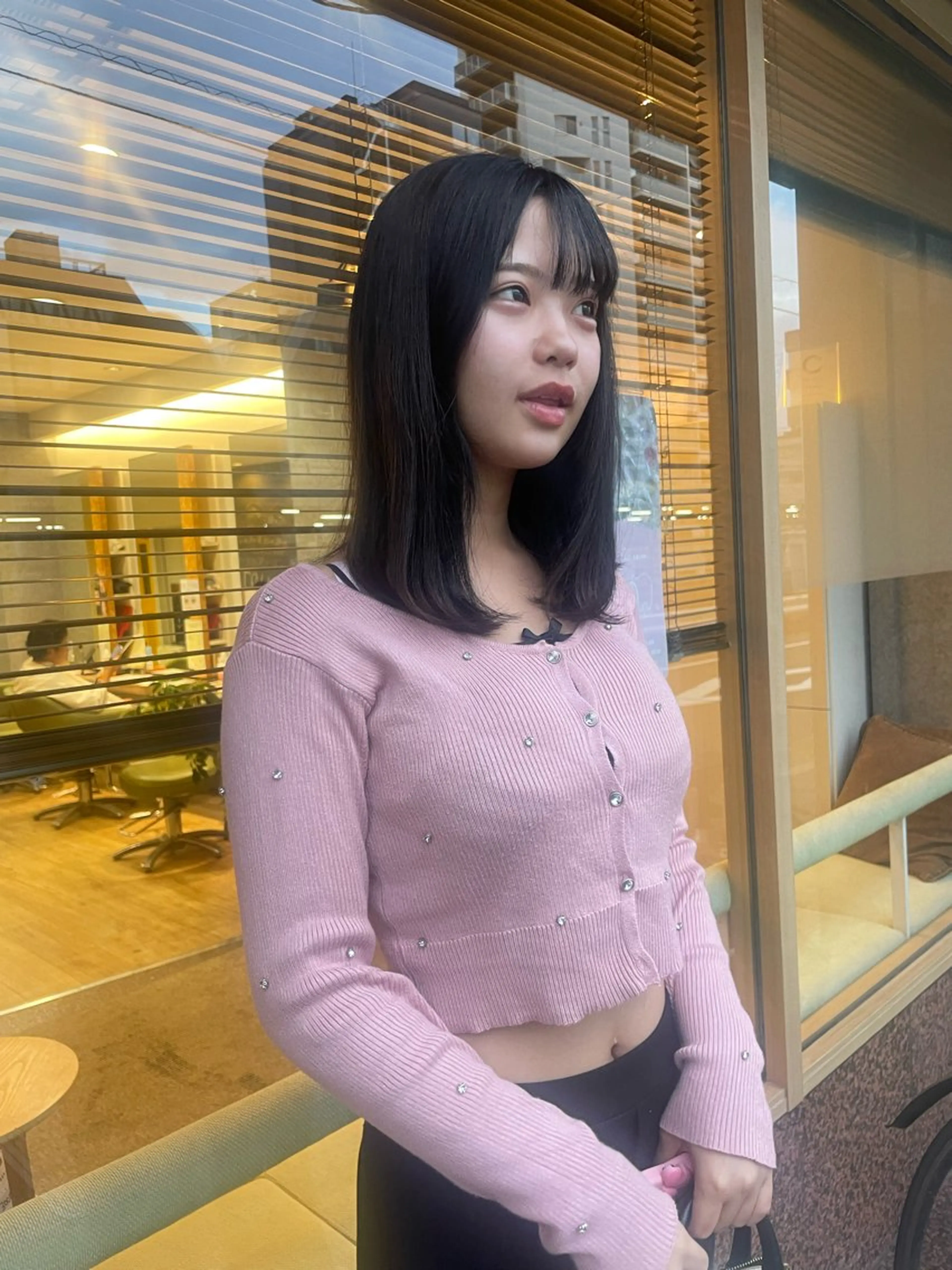 ミディアム カラー 黒髪 髪質改善/Bloss om🌷高橋沙衣のヘアスタイル