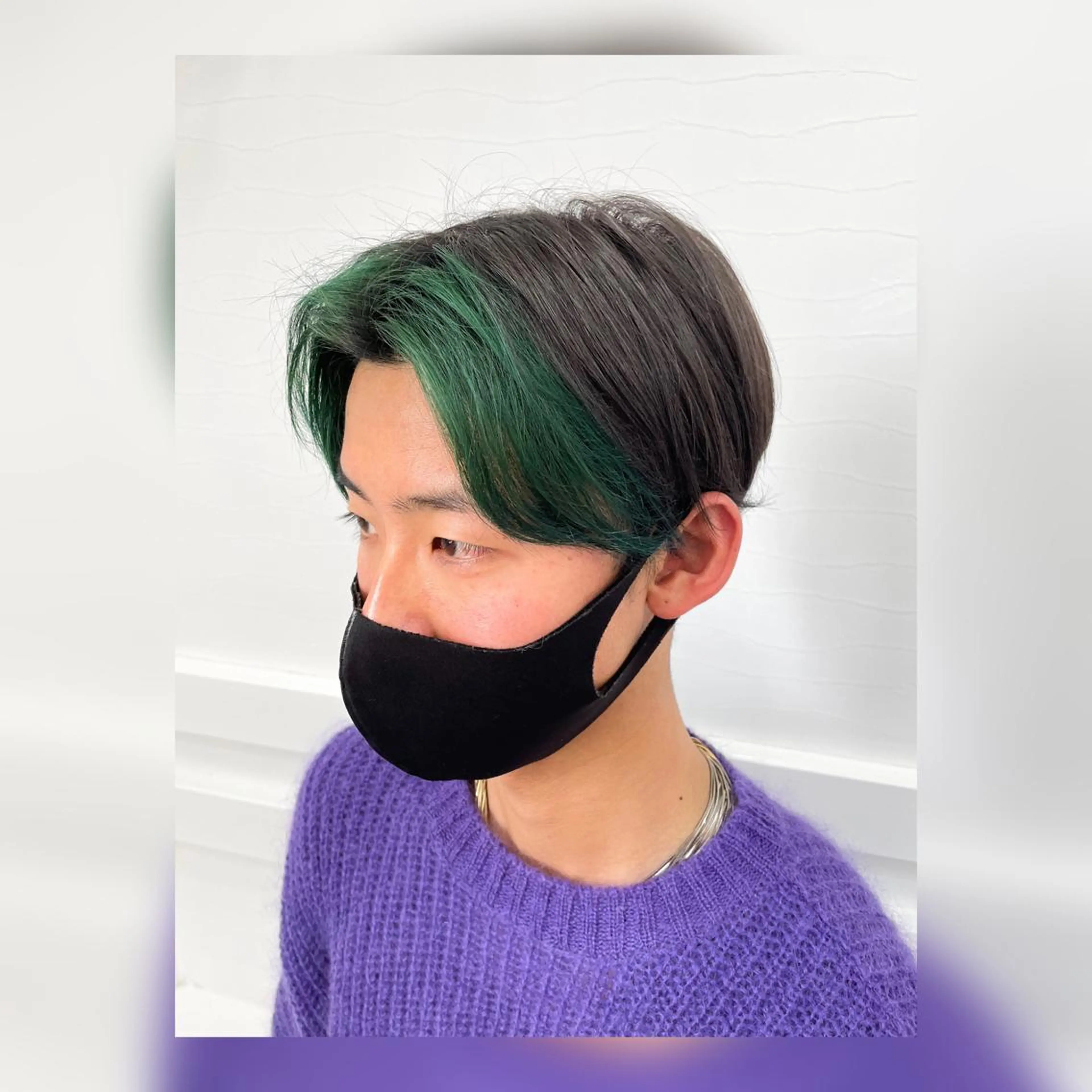 ショート カラー ミストバング  フェイスフレーミング YUIMARL なつきのヘアスタイル