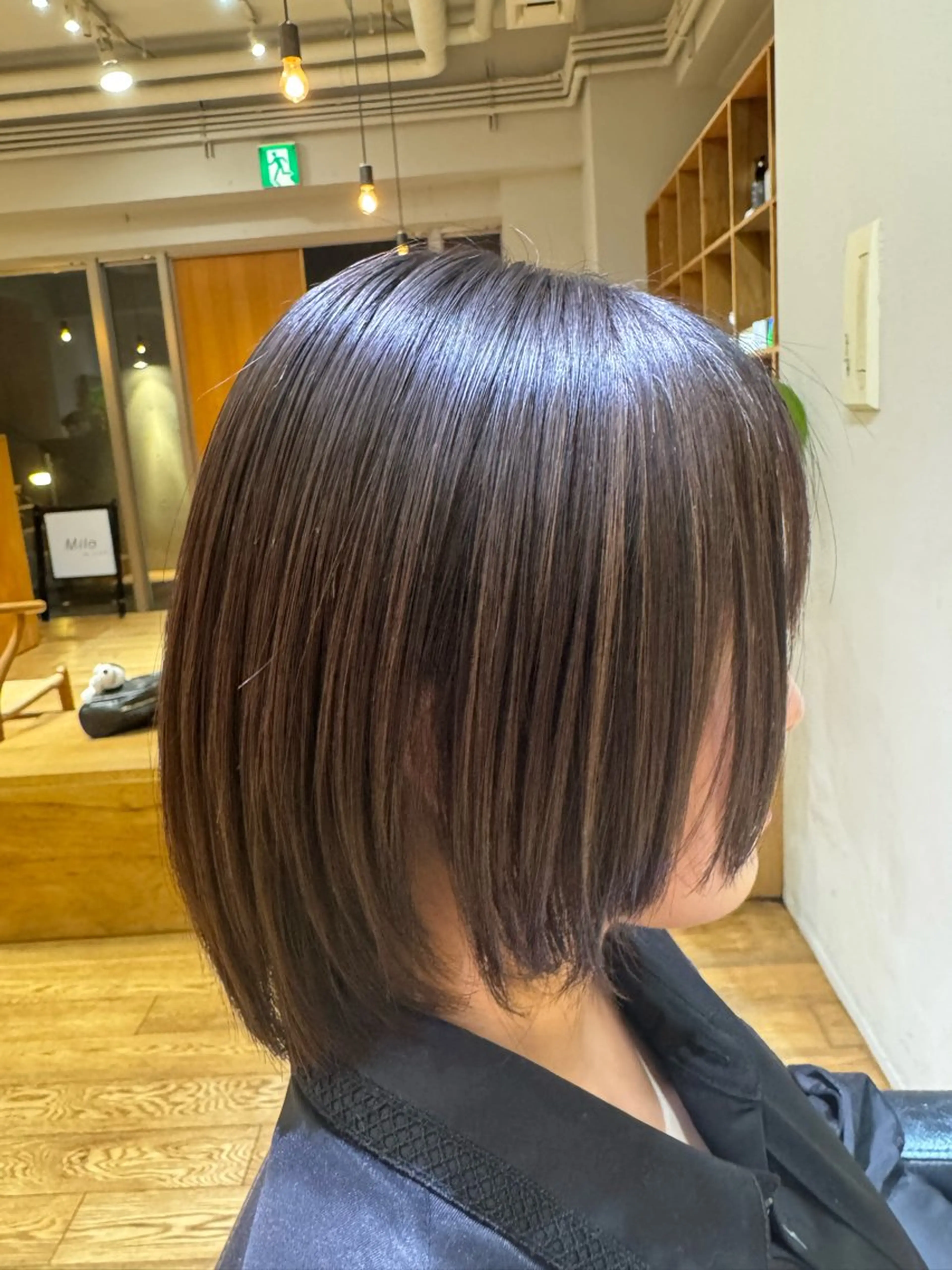 カラー パーマ 🦖SERIKA🦖 ミニボブ.ボブカットのヘアスタイル