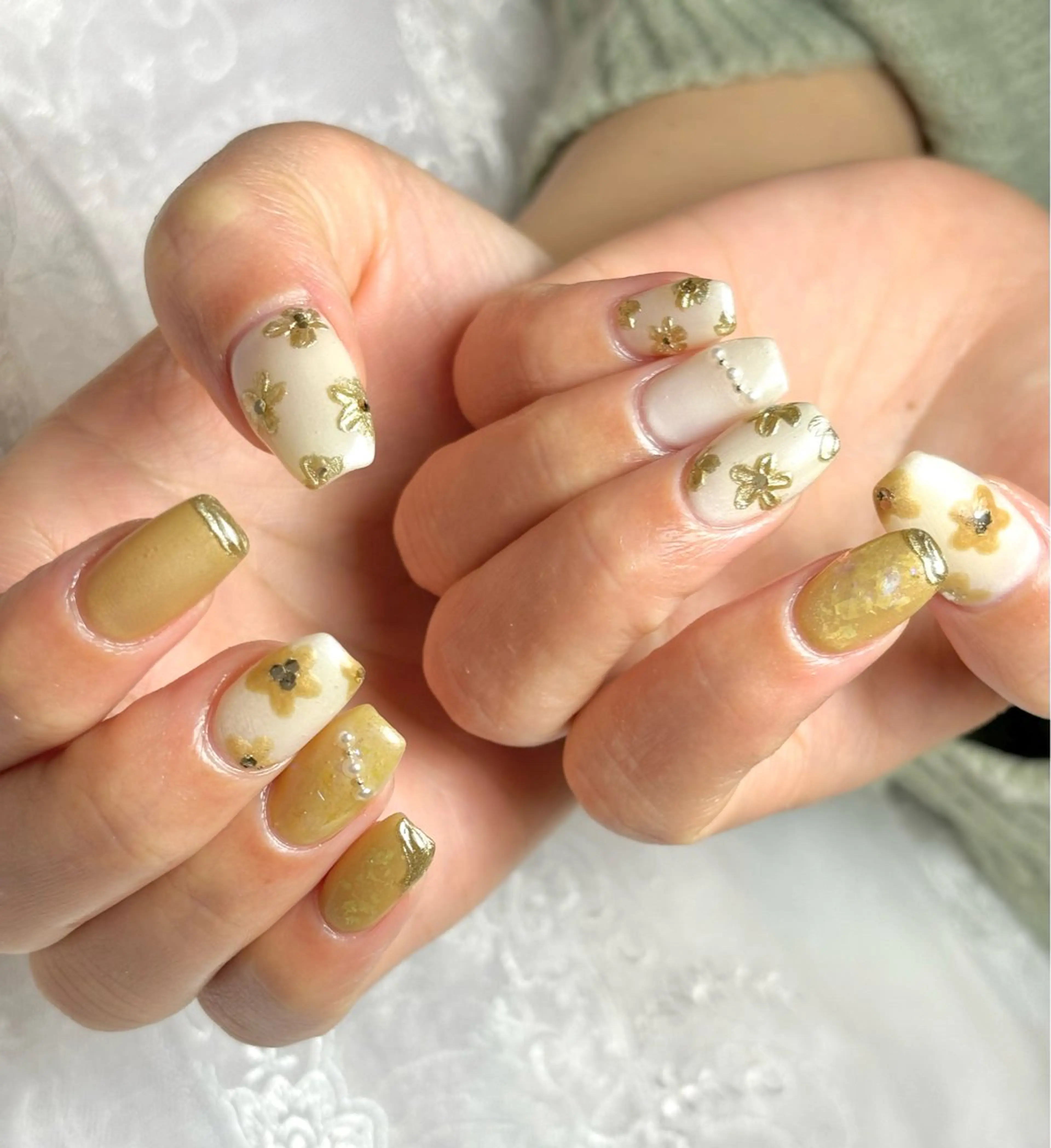 ネイル ブライダルネイル Belle　ネイル＆ ホワイトニングサロンのネイルデザイン