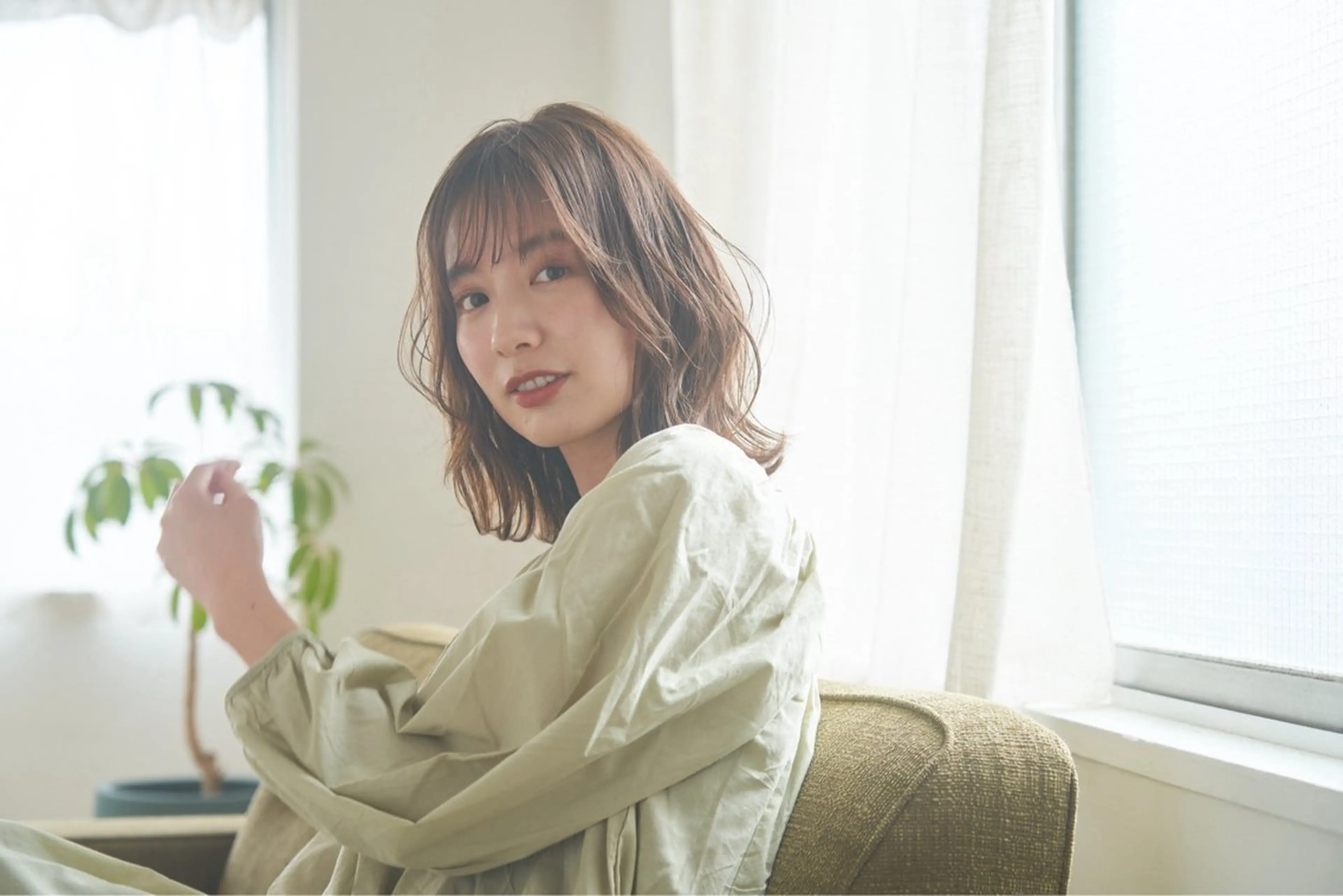 ミディアム 髪質改善/ブリーチ takashiのヘアスタイル