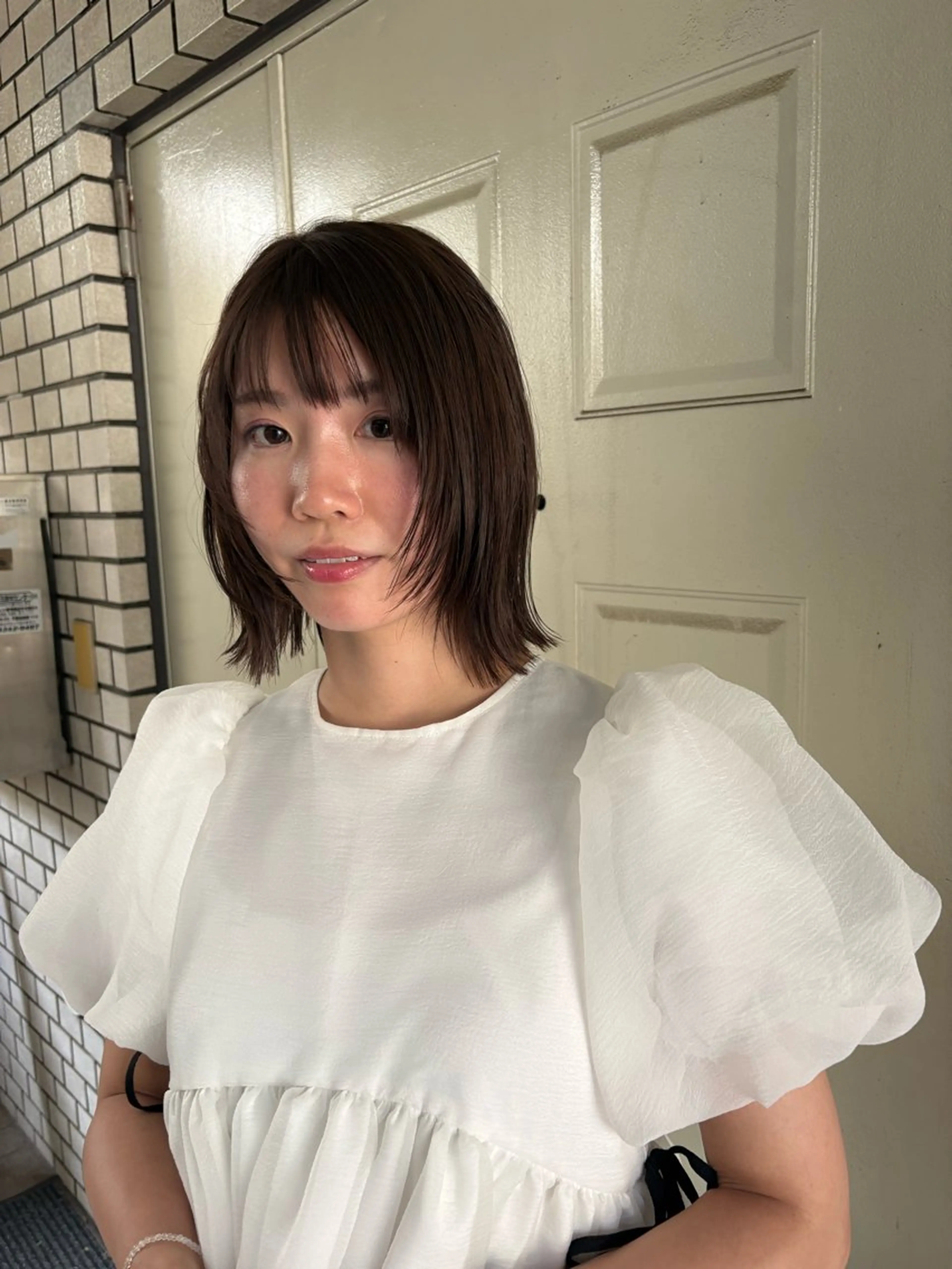 ショート カラー アッシュ ラベンダーカラー ラベンダーアッシュ 顔まわりレイヤー レイヤーカット カット ヘアカラー トリートメント takada kohのヘアスタイル