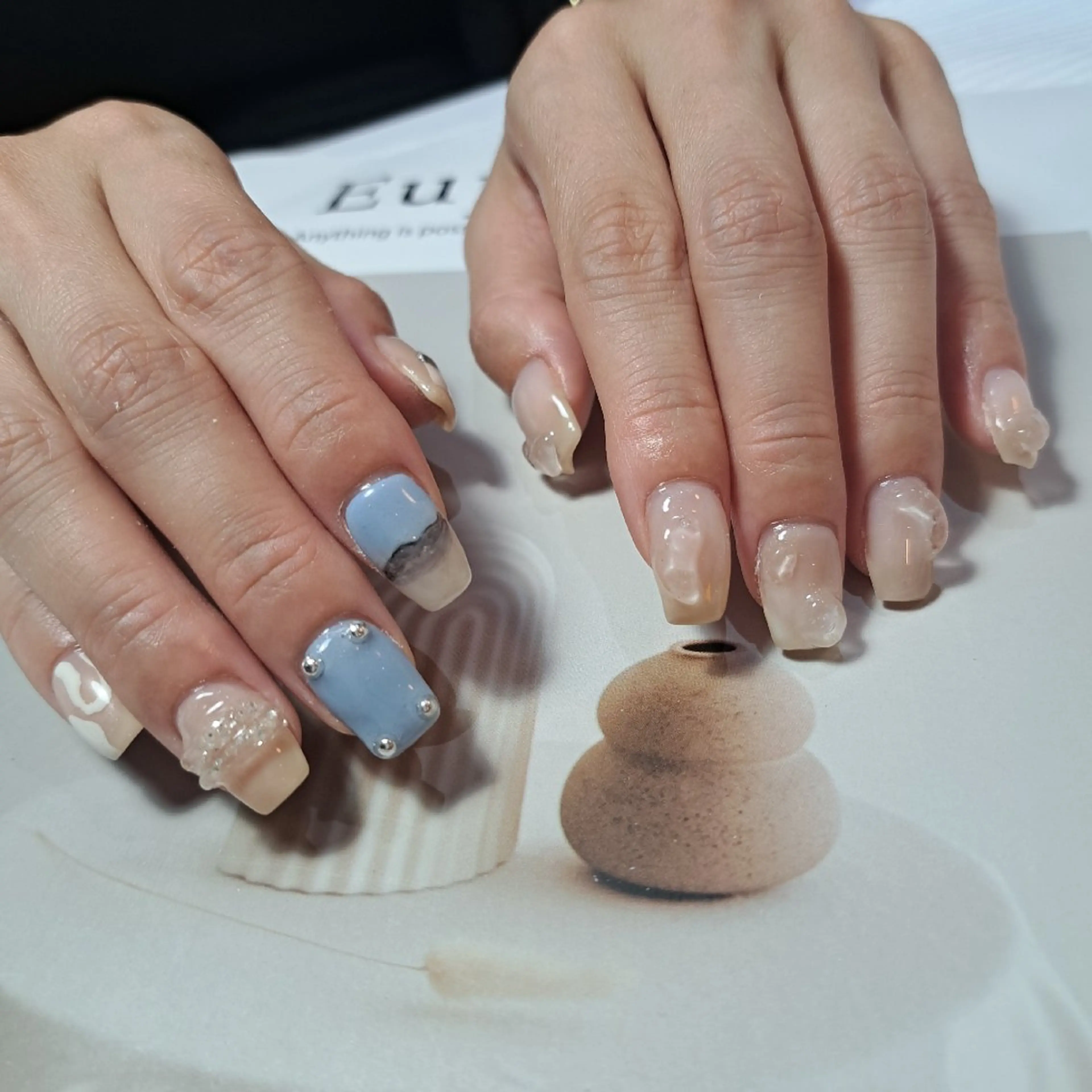 ネイル アートネイル ジェルネイル 持ち込み ぷっくりネイル Nail mood /アートし放題のネイルデザイン