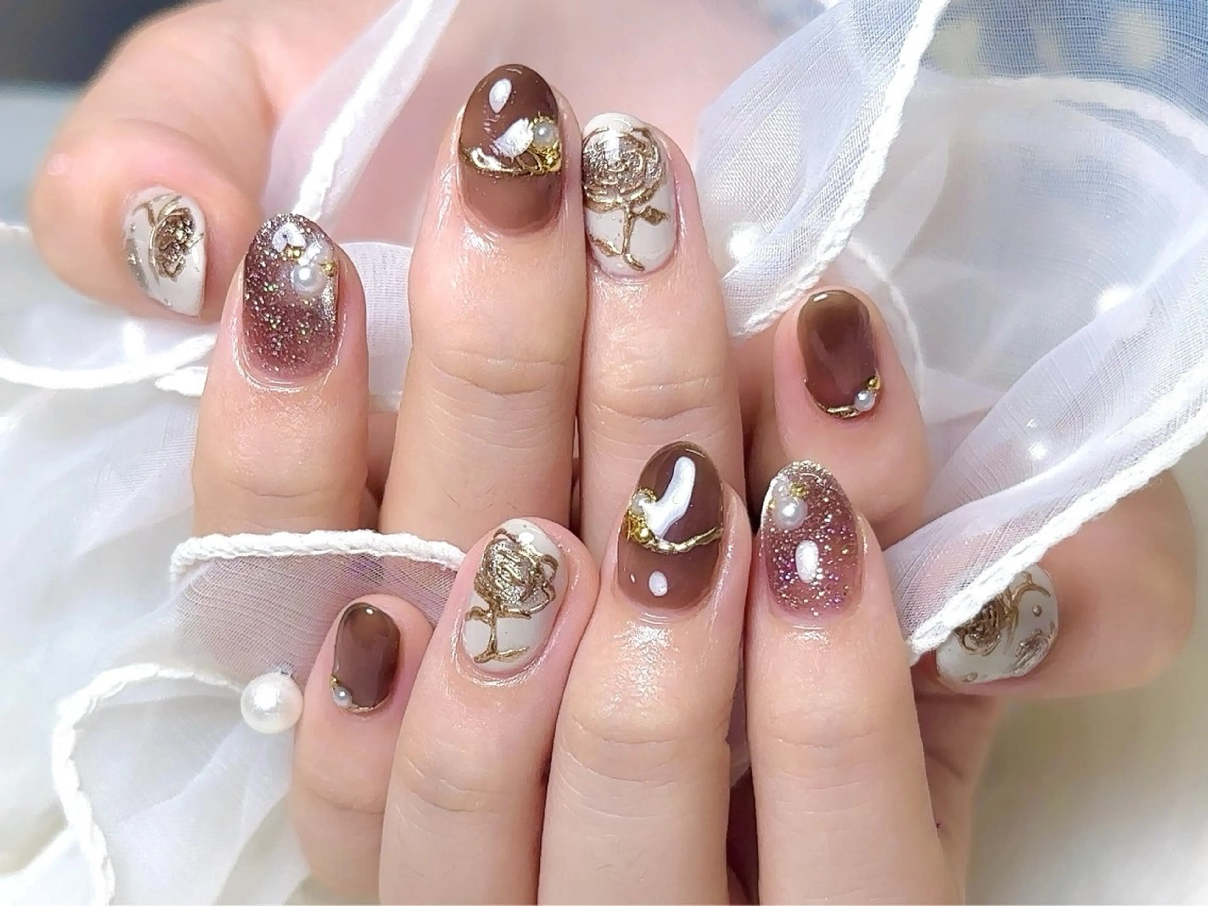 ネイル ハンドネイル 丸山 春花のネイルデザイン